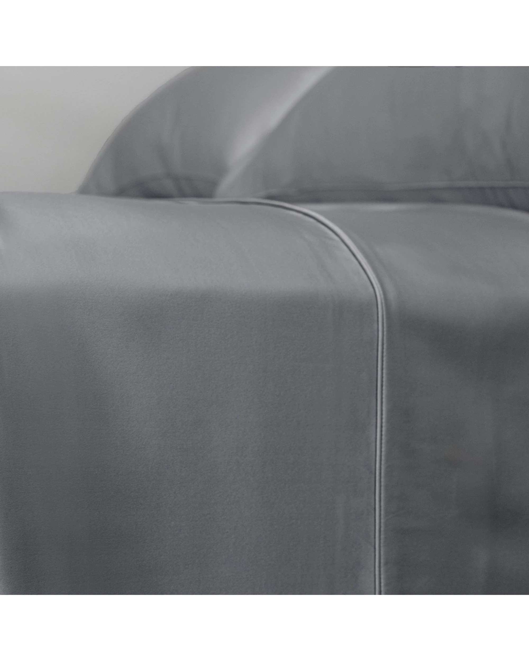 8 Bedding co Sheet Set 100% Mulberry Silk 22 Momme - King Single Bed - Grey, 8 of 8