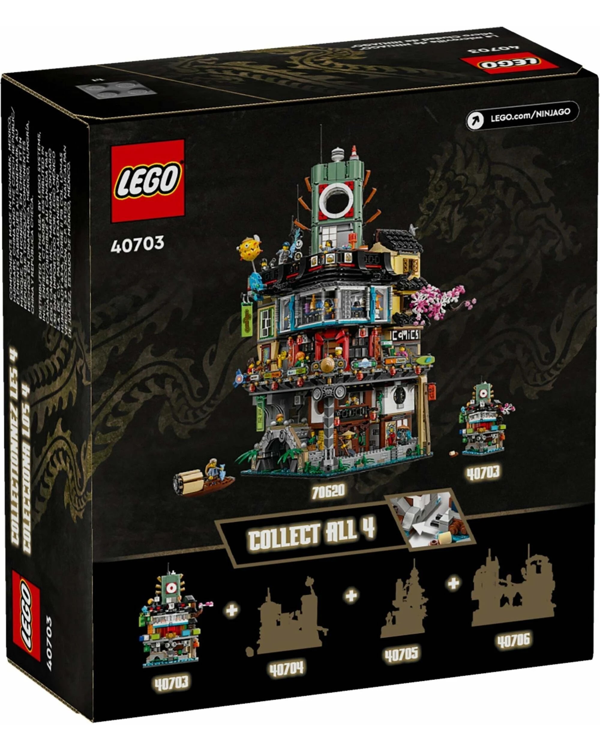 2 LEGO 40703 Ninjago Micro City Set, 2 of 3