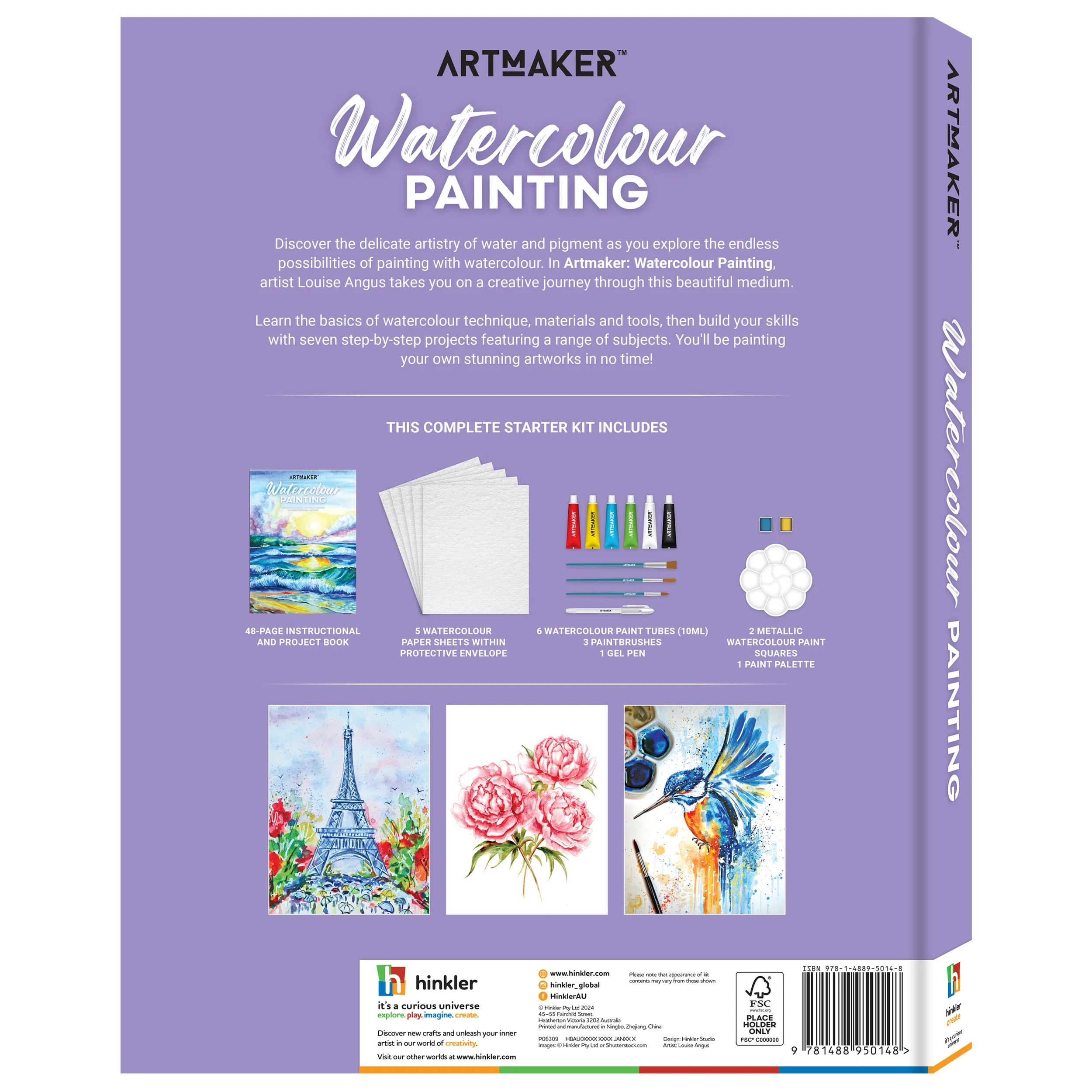 2 Art Maker Watercolour Painting  - Book, 2 of 6