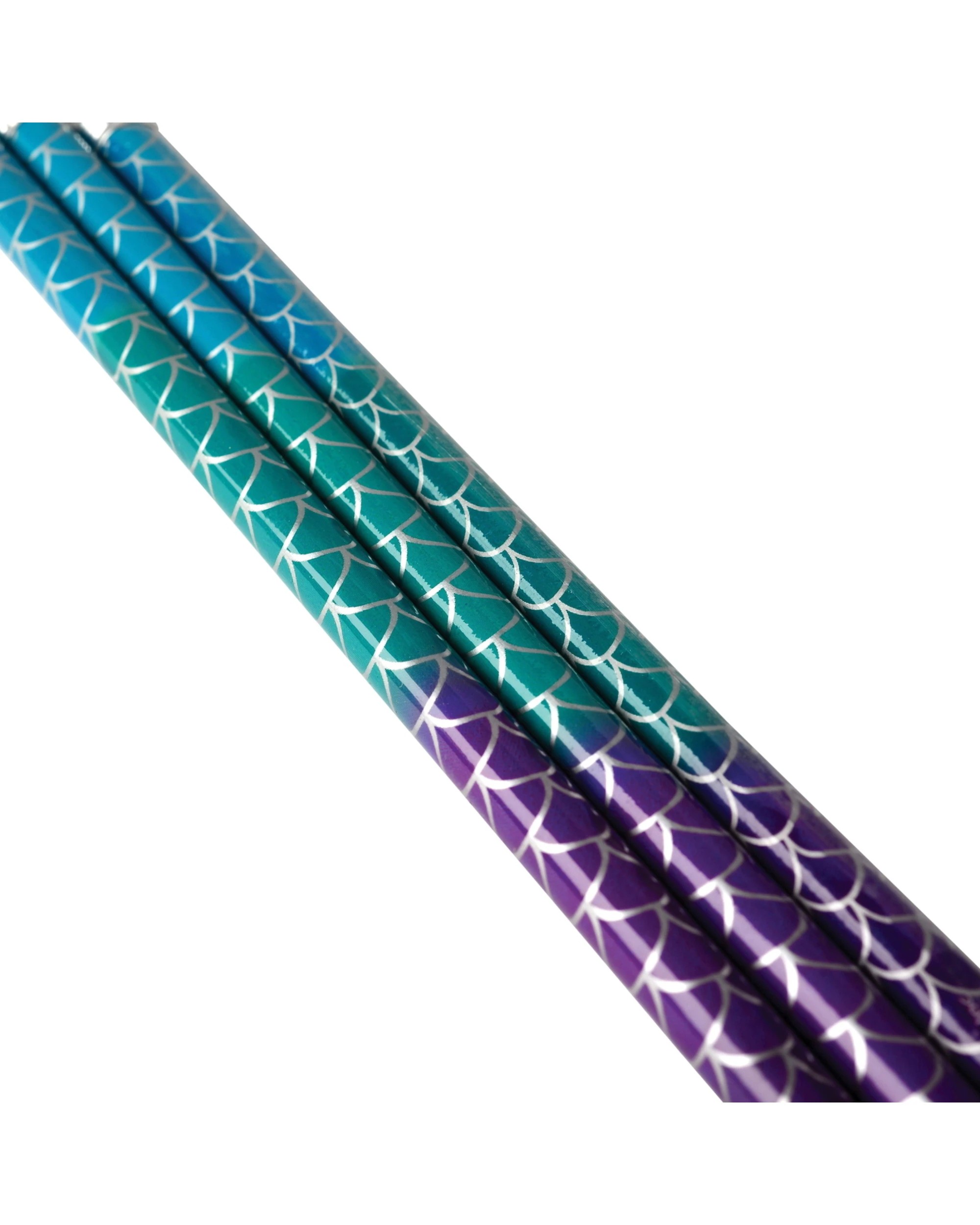 3 Partyrama Mermaid Scale Pencils Pack of 12, 3 of 3