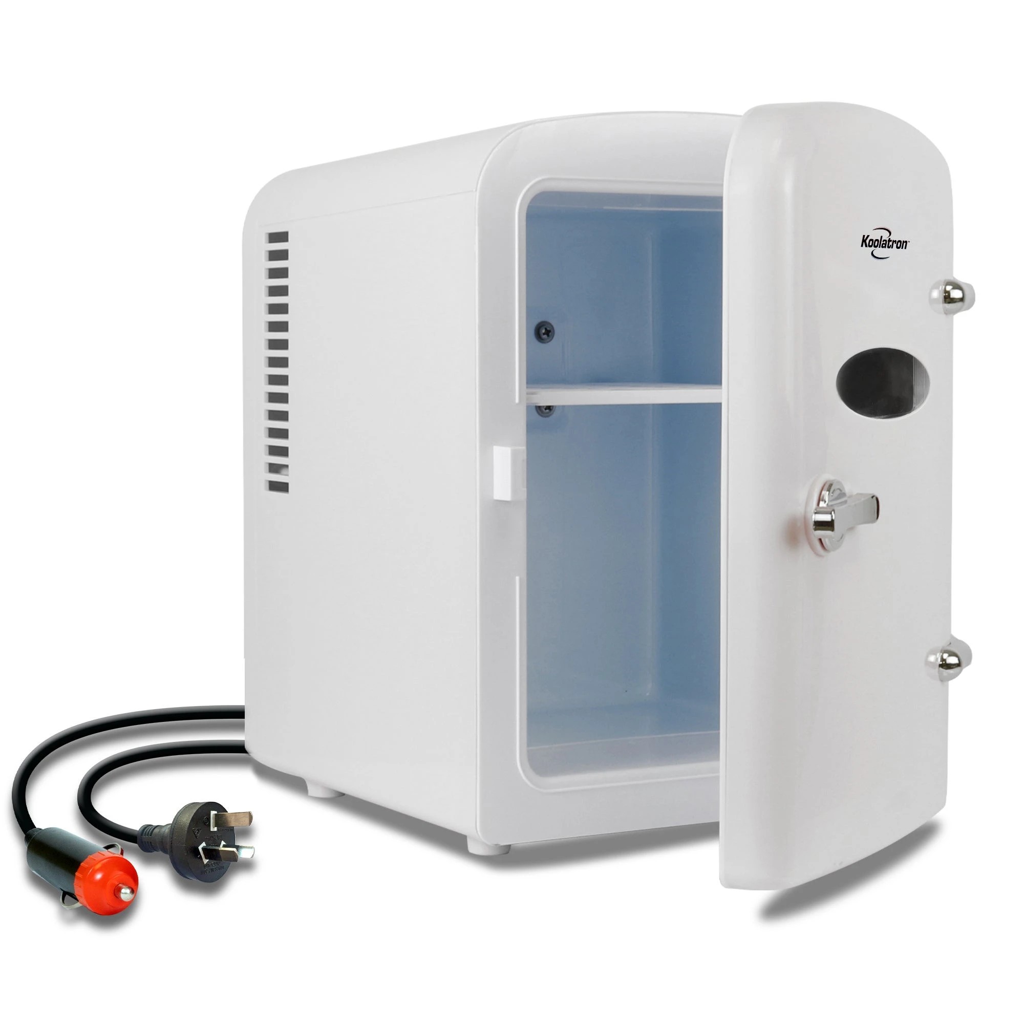 7 Koolatron 4L Retro Portable Mini Fridge - White, 7 of 8