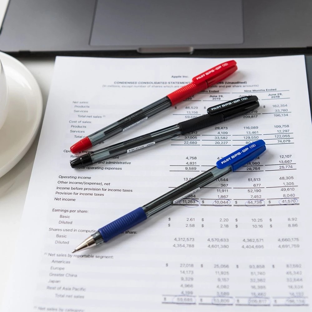 6 PILOT BPS-GP Ballpoint Pen Fine 0.7mm Black 4 Pack, 6 of 8