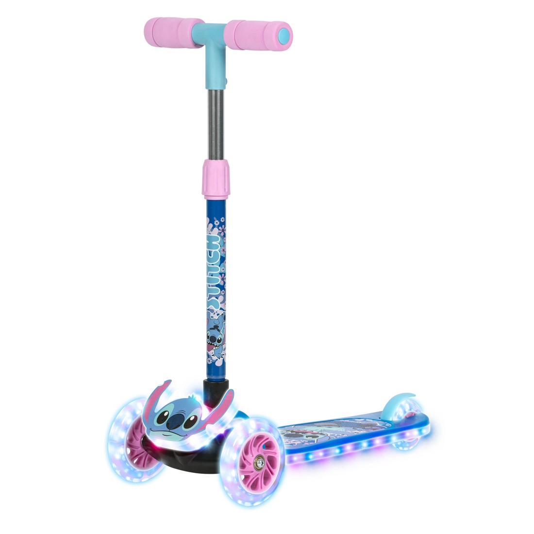 1 Disney Stitch Light & Sound Tri Scooter, 1 of 5