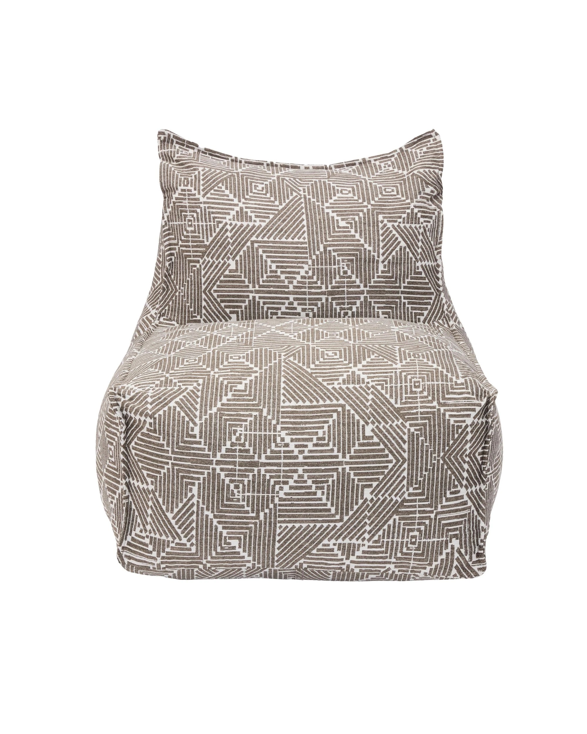 5 IHOMDEC Outdoor Waterproof Compression Sofa With Ottoman - Beige, 5 of 10