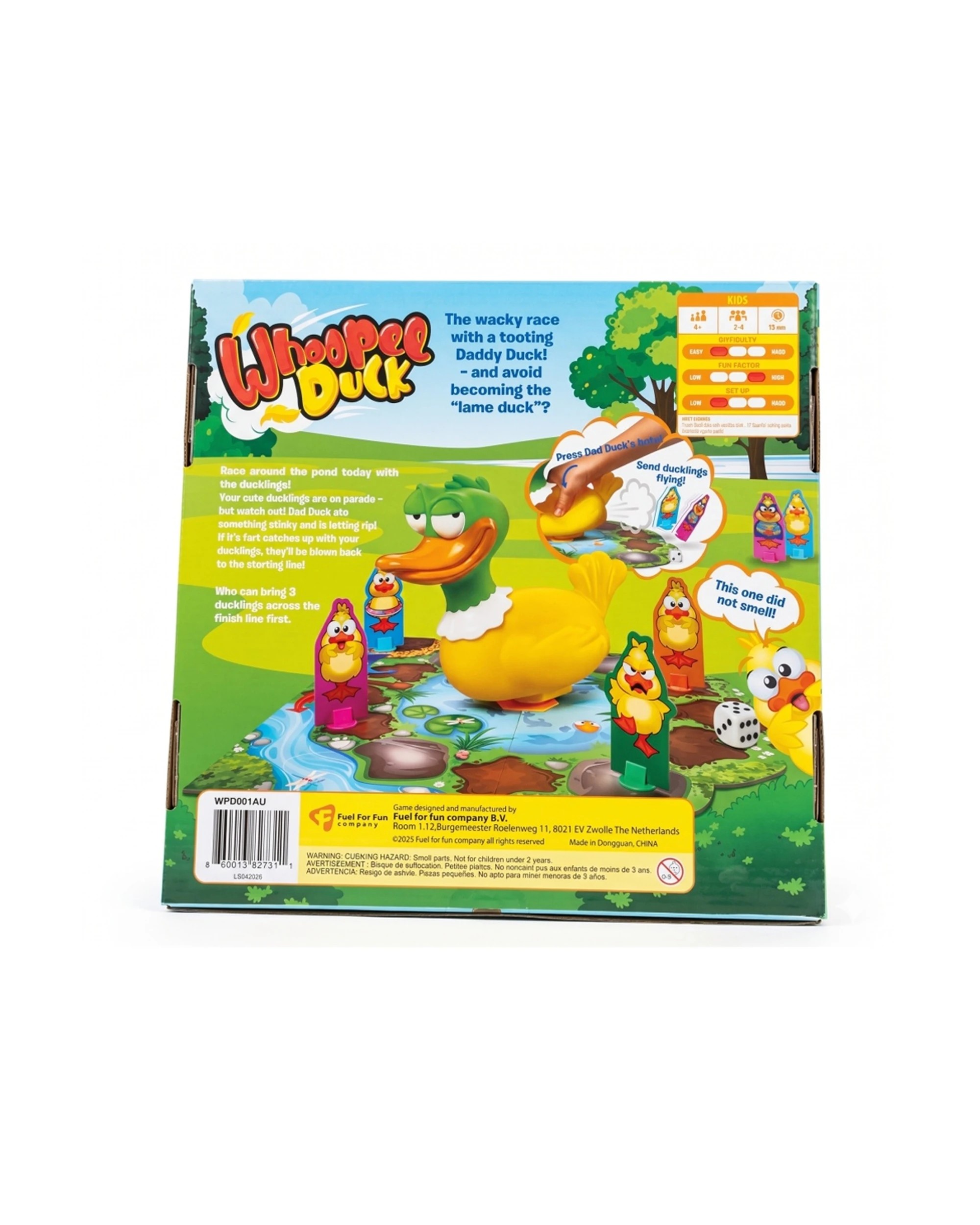 3 Fuel For Fun Whoopee Duck Cheeky Kids/Family Playing Board Game Ages 4y+ - Multi, 3 of 9