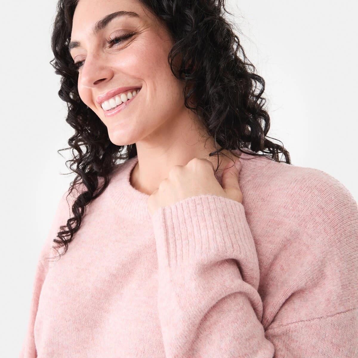 4 Relaxed Jumper Rose Marl, 4 of 5