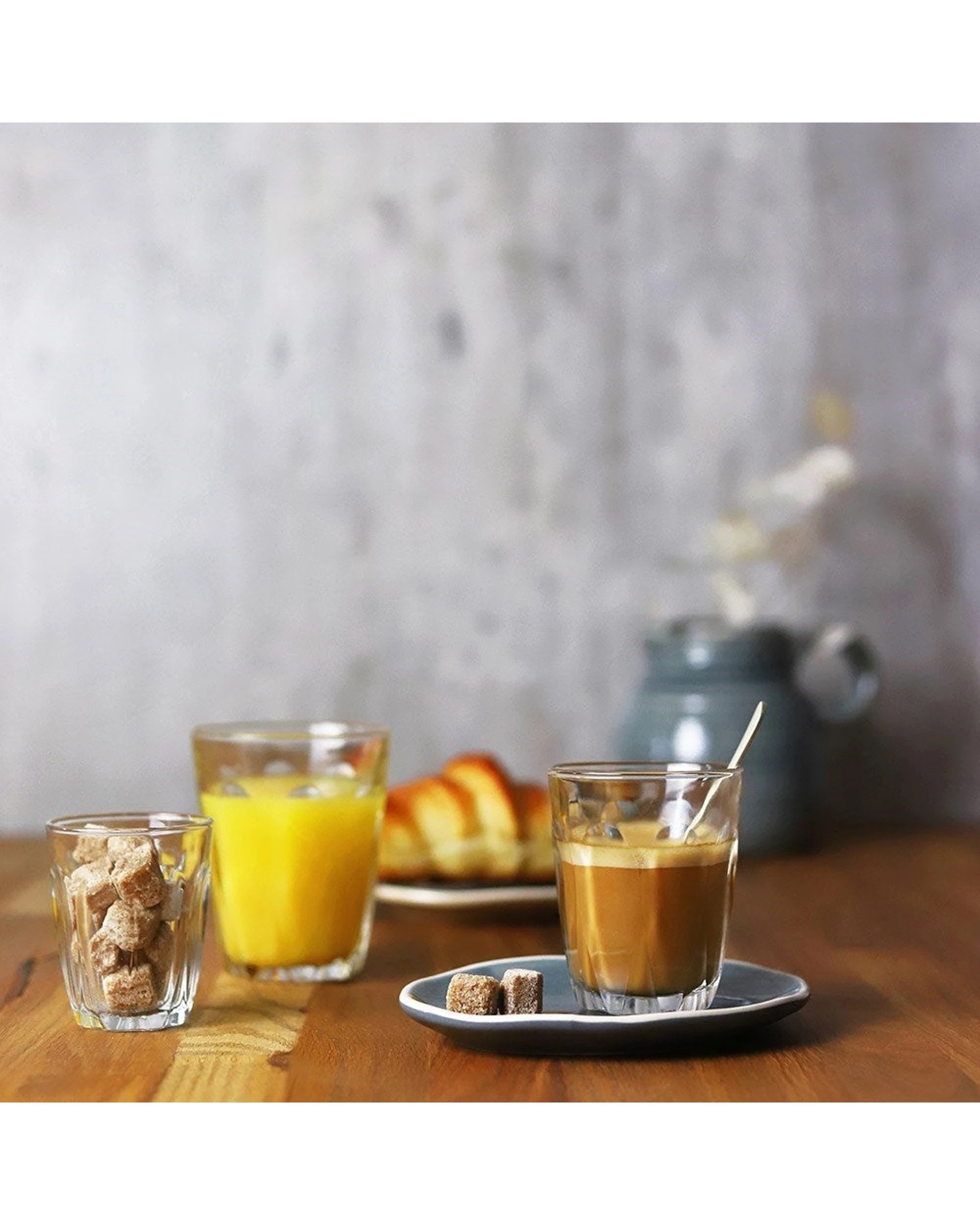 2 Duralex 6pc Provence Serving Drink Tumblers Made in France Serveware Set 90ml - Natural, 2 of 4
