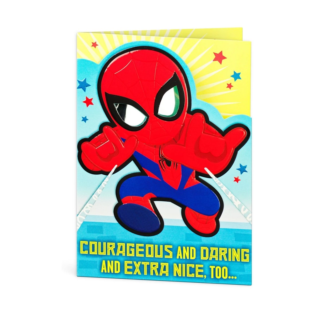 1 Hallmark Marvel Spiderman Birthday Card, 1 of 3