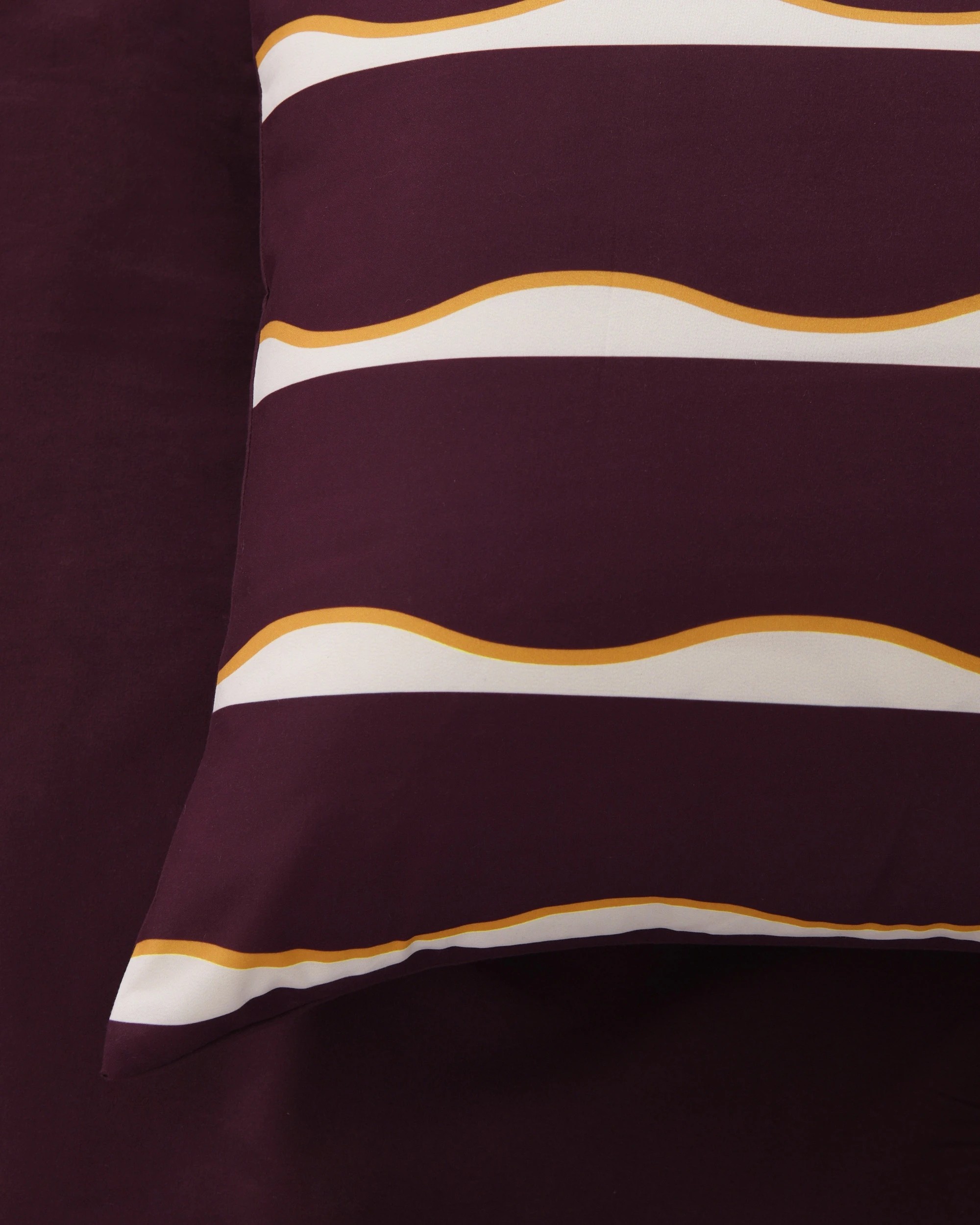 3 Dreamaker Noa Quilt Cover Set - King Bed - Cherry/Mustard, 3 of 5