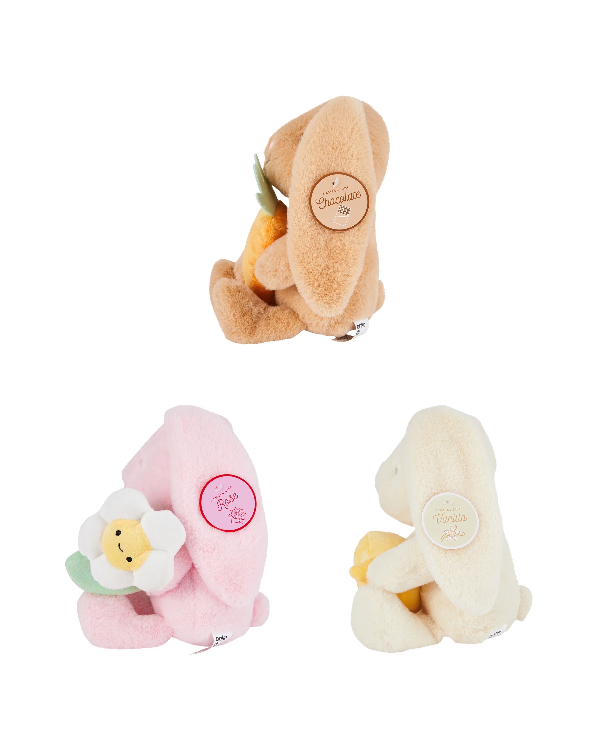 3 Easter Scented Bunny Plush - Assorted, 3 of 3