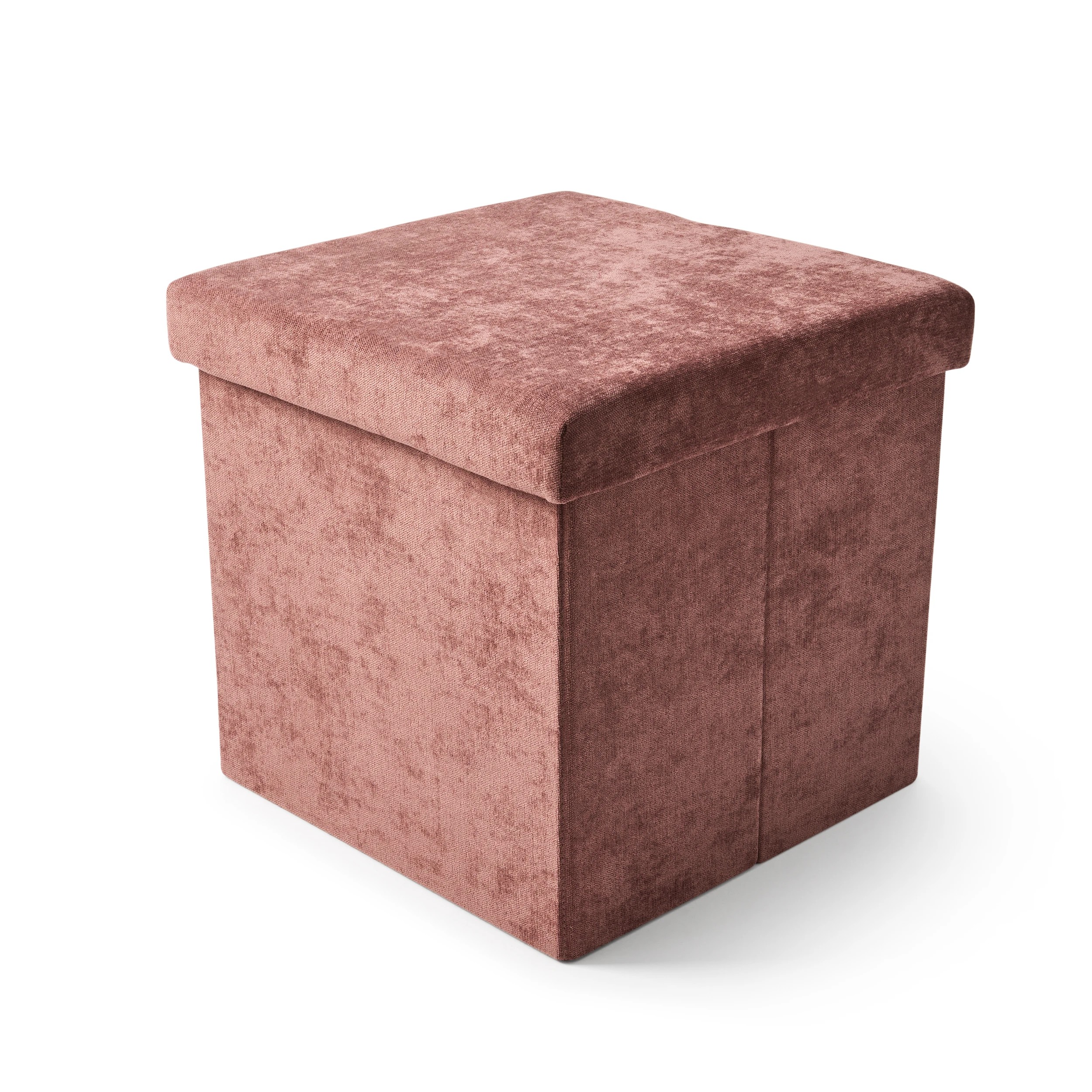 6 Square Storage Ottoman - Burgundy, 6 of 9