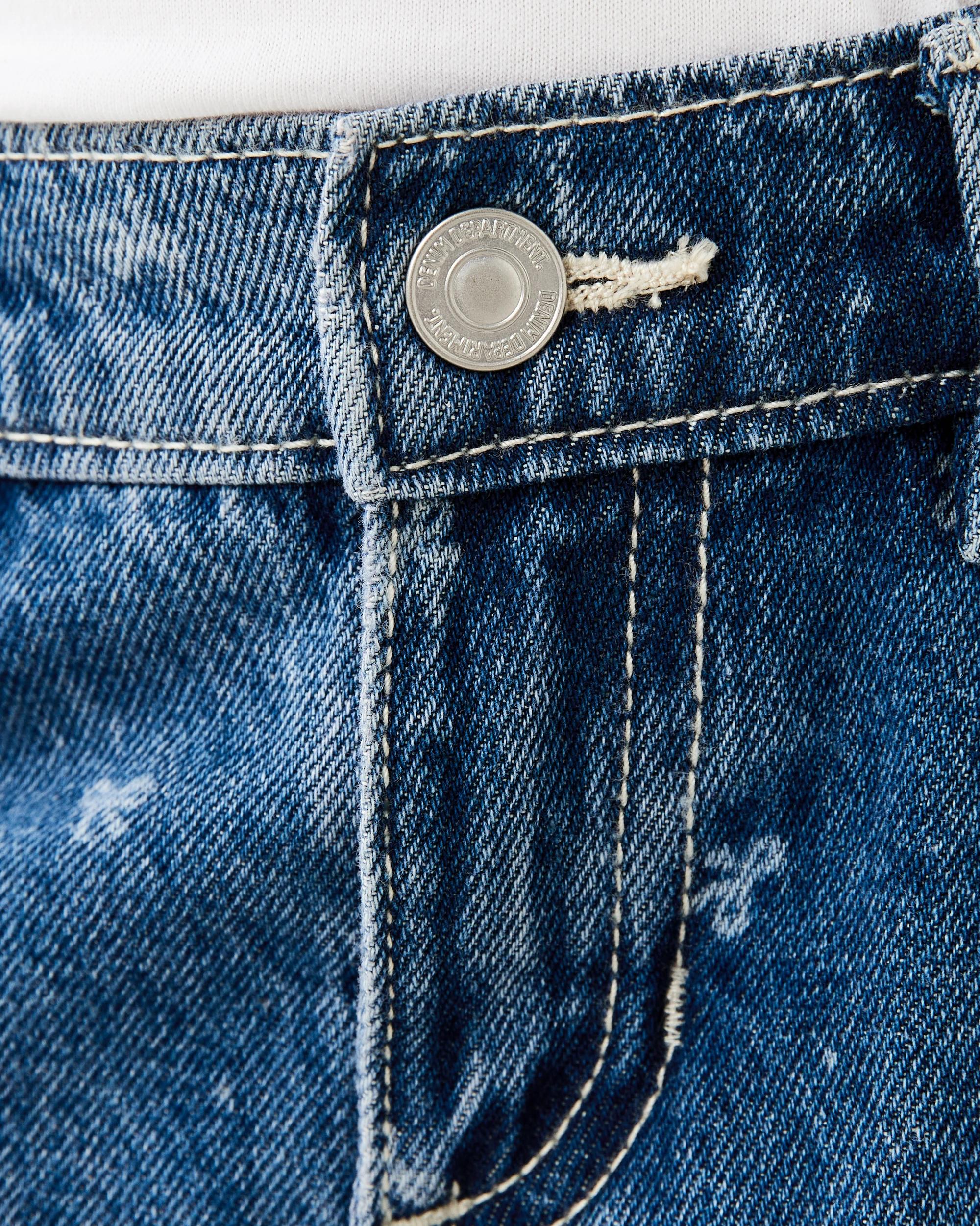 4 Printed Wide Leg Jeans Blu Bow, 4 of 6