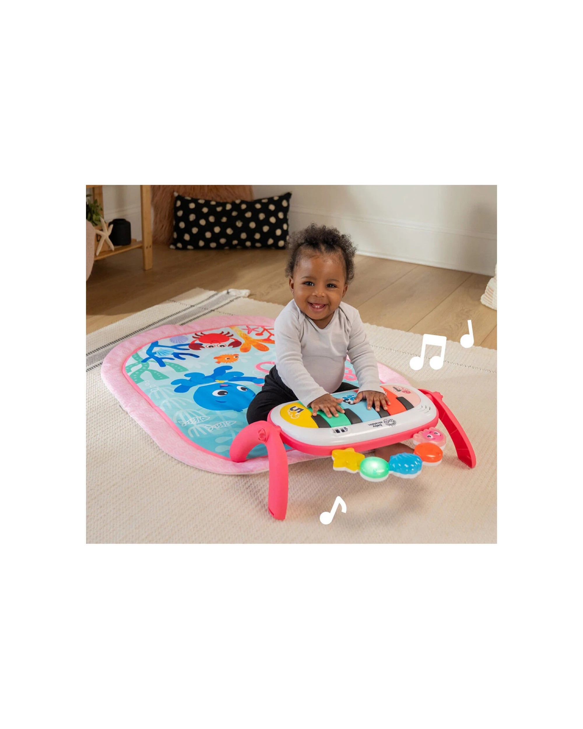 4 Baby Einstein Jellyfish Jamboree 4-in-1 Kickin Tunes Playmat 0-36 Months - Pink, 4 of 5