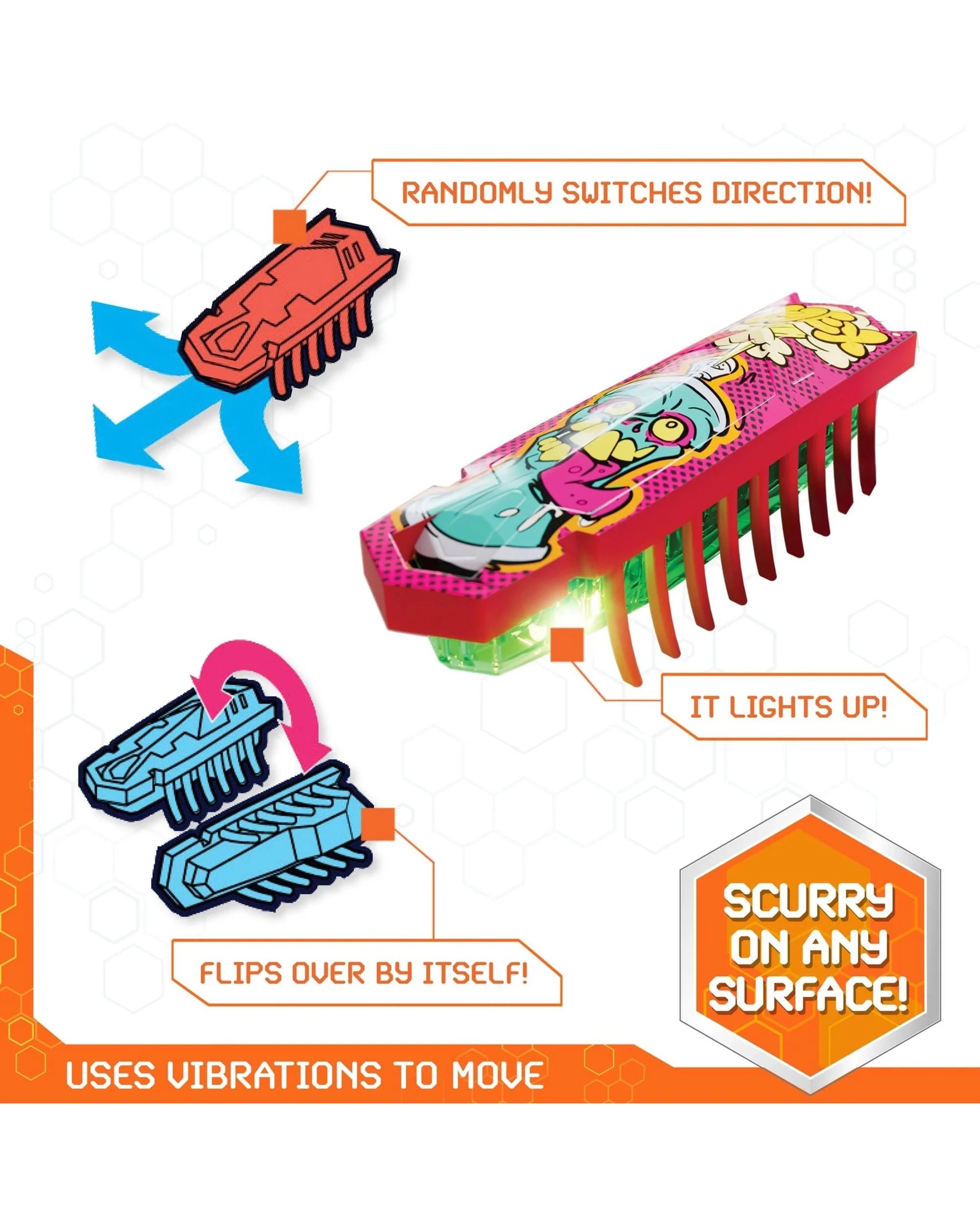 5 Hex Bots Nano 5 Pack with 1 Nano Flash, 5 of 6