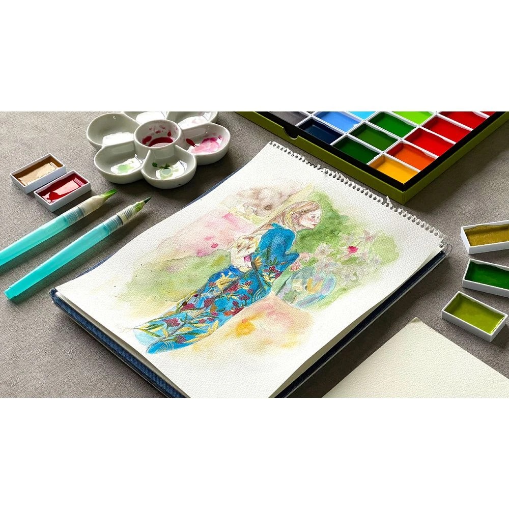 5 Kuretake Gansai Tambi Watercolours 48 Pack, 5 of 8
