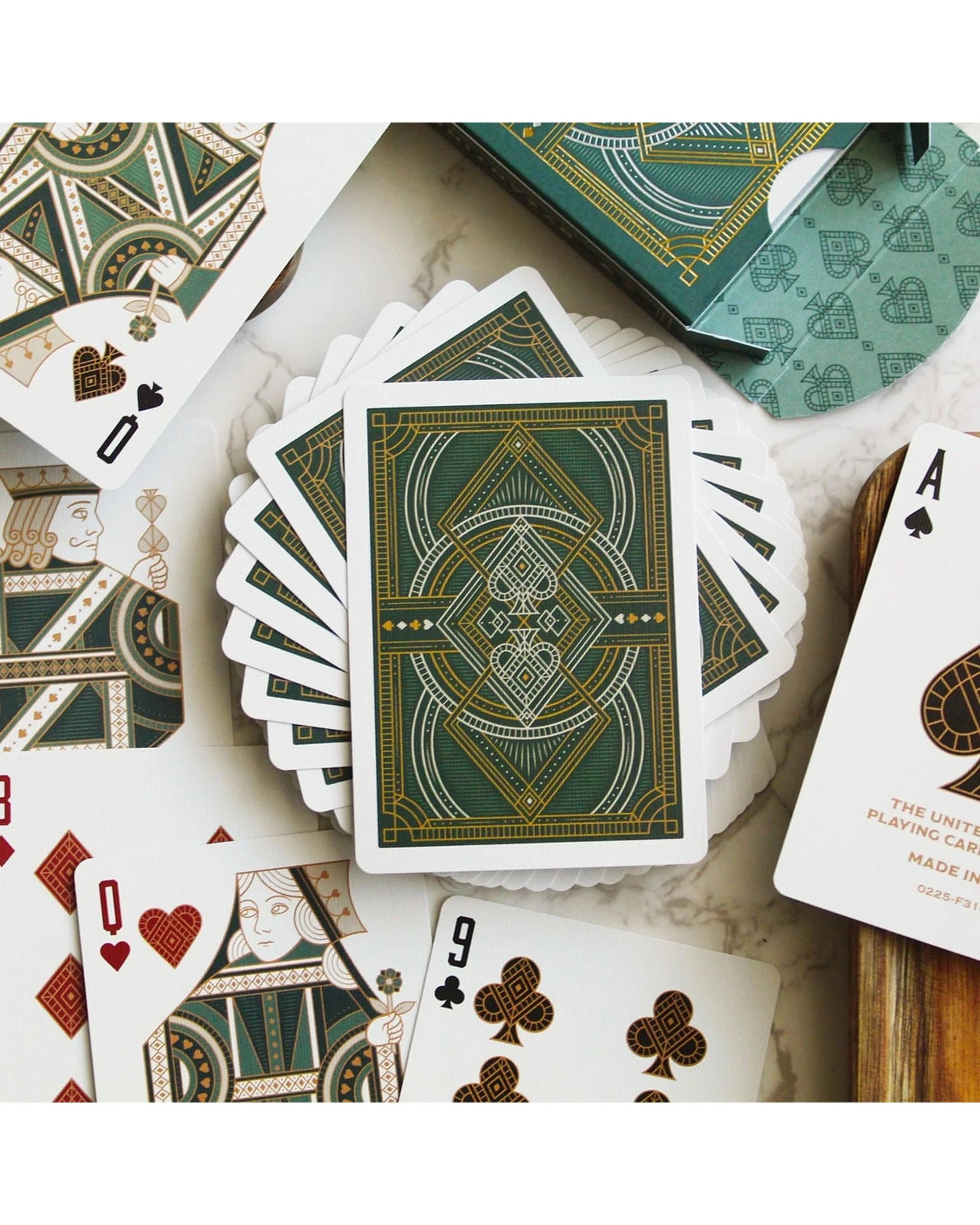 5 Bicycle Byzantine Playing Cards, 5 of 7