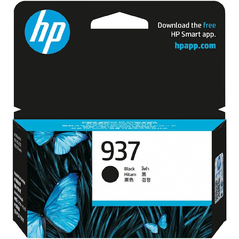 1 HP 937 Original Ink Cartridge Black, 1 of 10