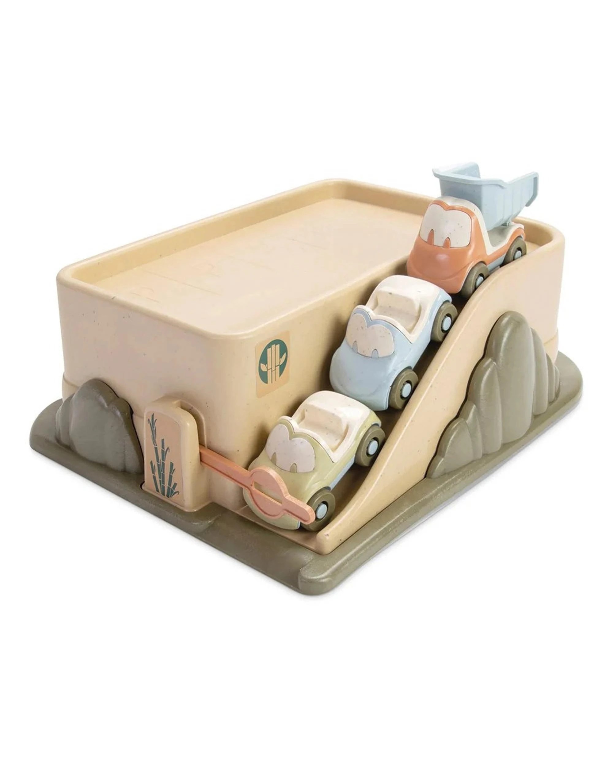 2 Dantoy BIOplastic Garage + 3 Cars Playset, 2 of 3