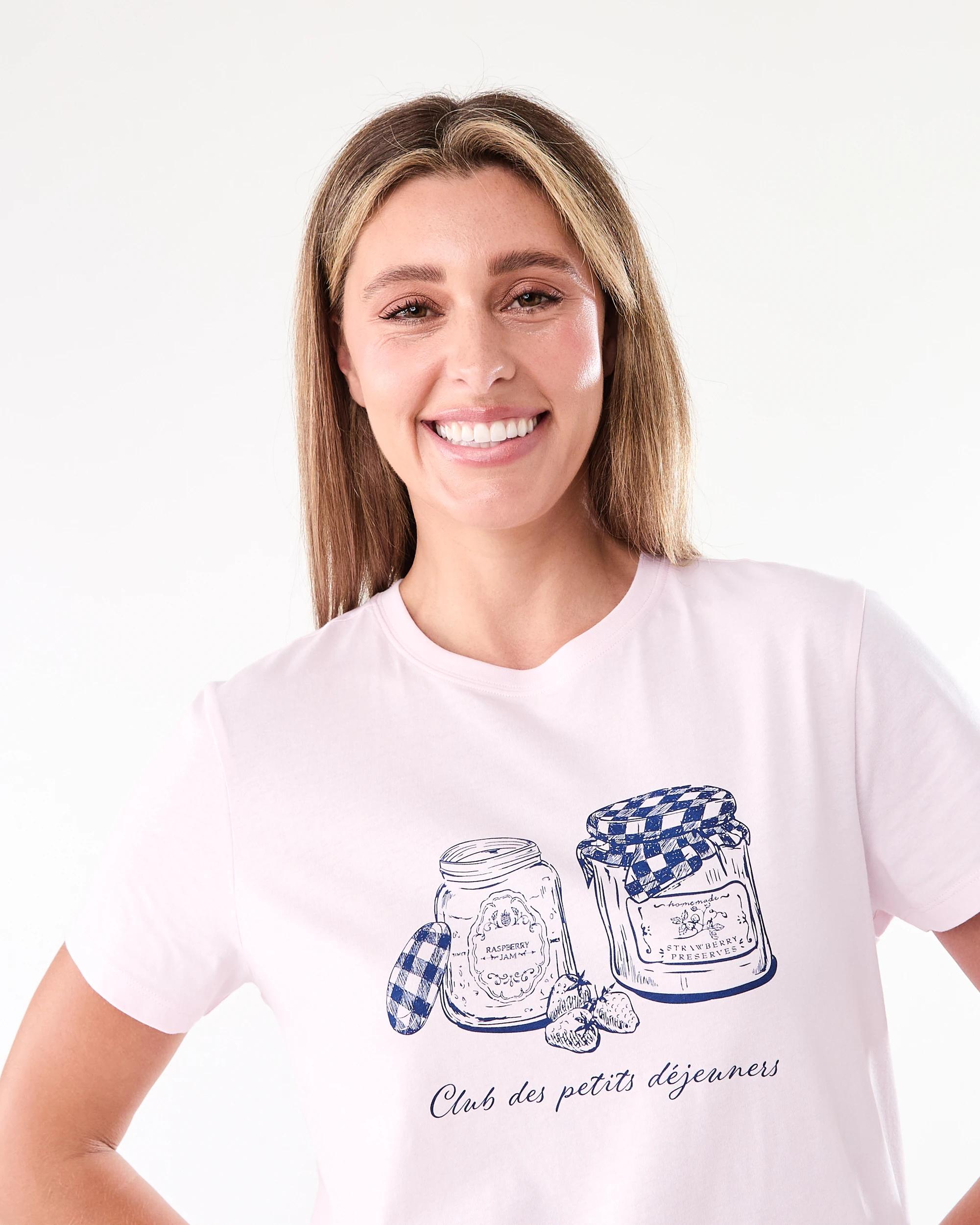 4 Cotton Print Knit T-shirt Jam Jar, 4 of 6