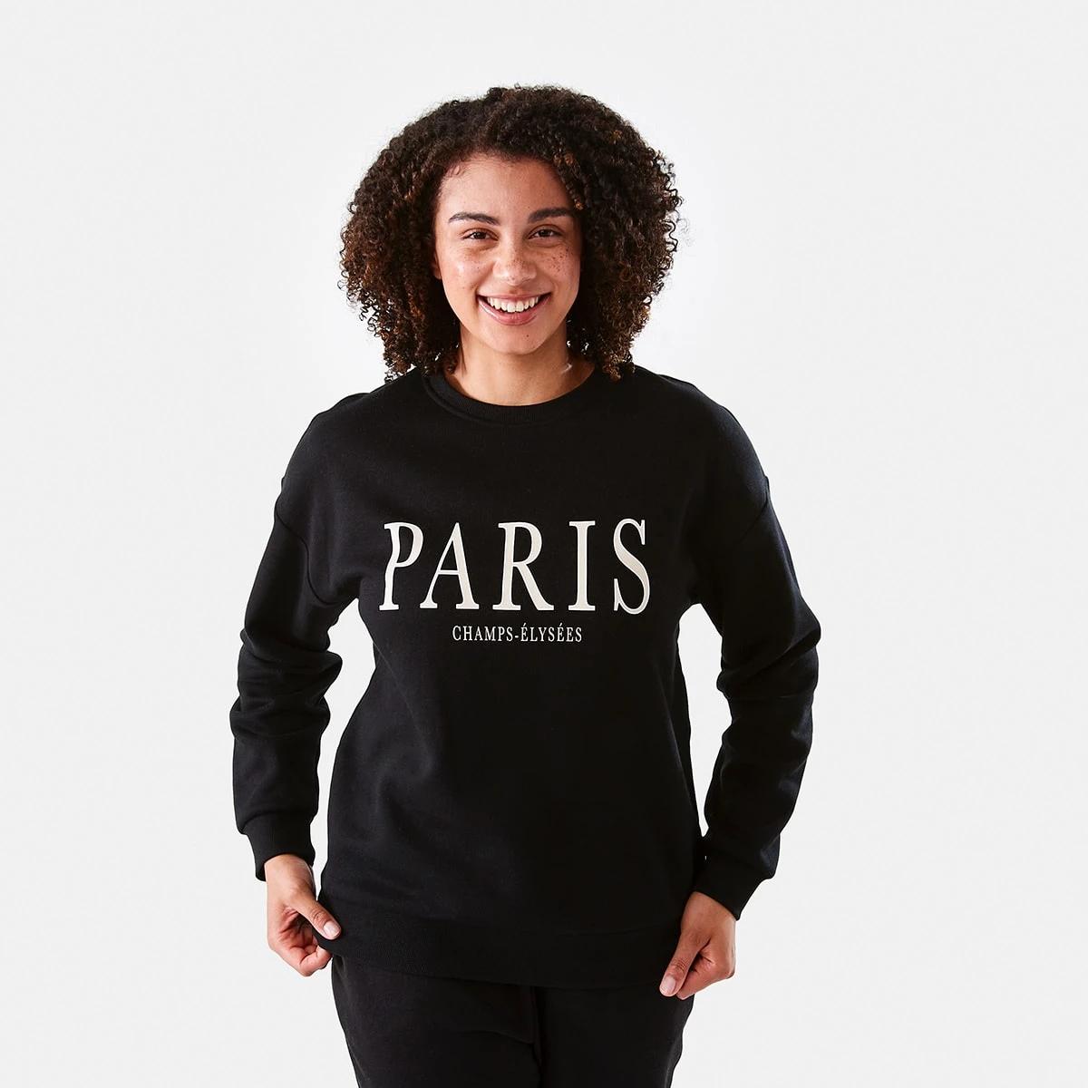 1 Long Sleeve Print Sweatshirt Paris, 1 of 7