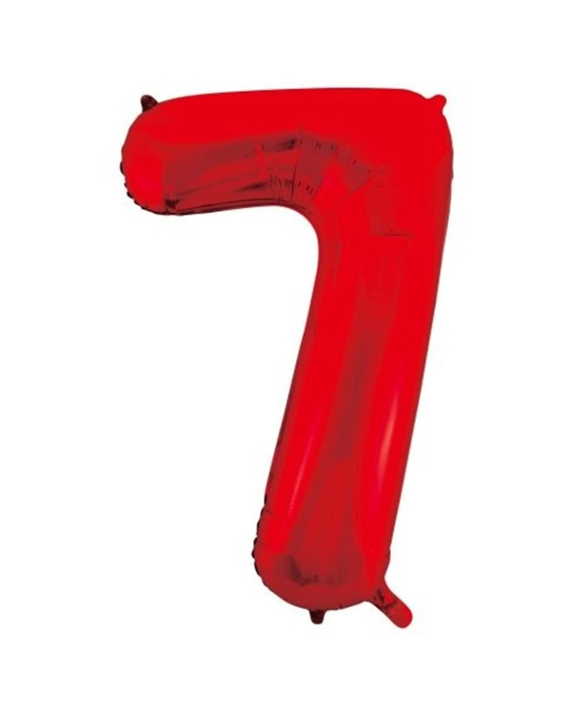 1 Alpen Decrotex Foil Balloon Number 7 Party Decoration 34 Inches - Red, 1 of 1