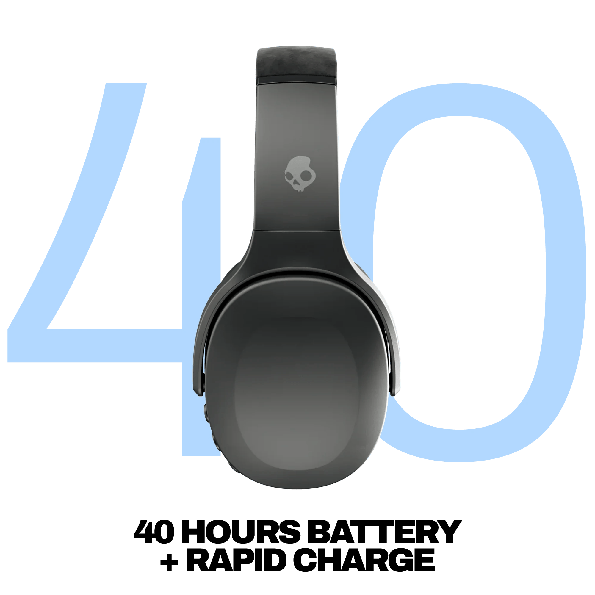 3 Skullcandy Crusher Evo Wireless Over-Ear Headphones, 3 of 8