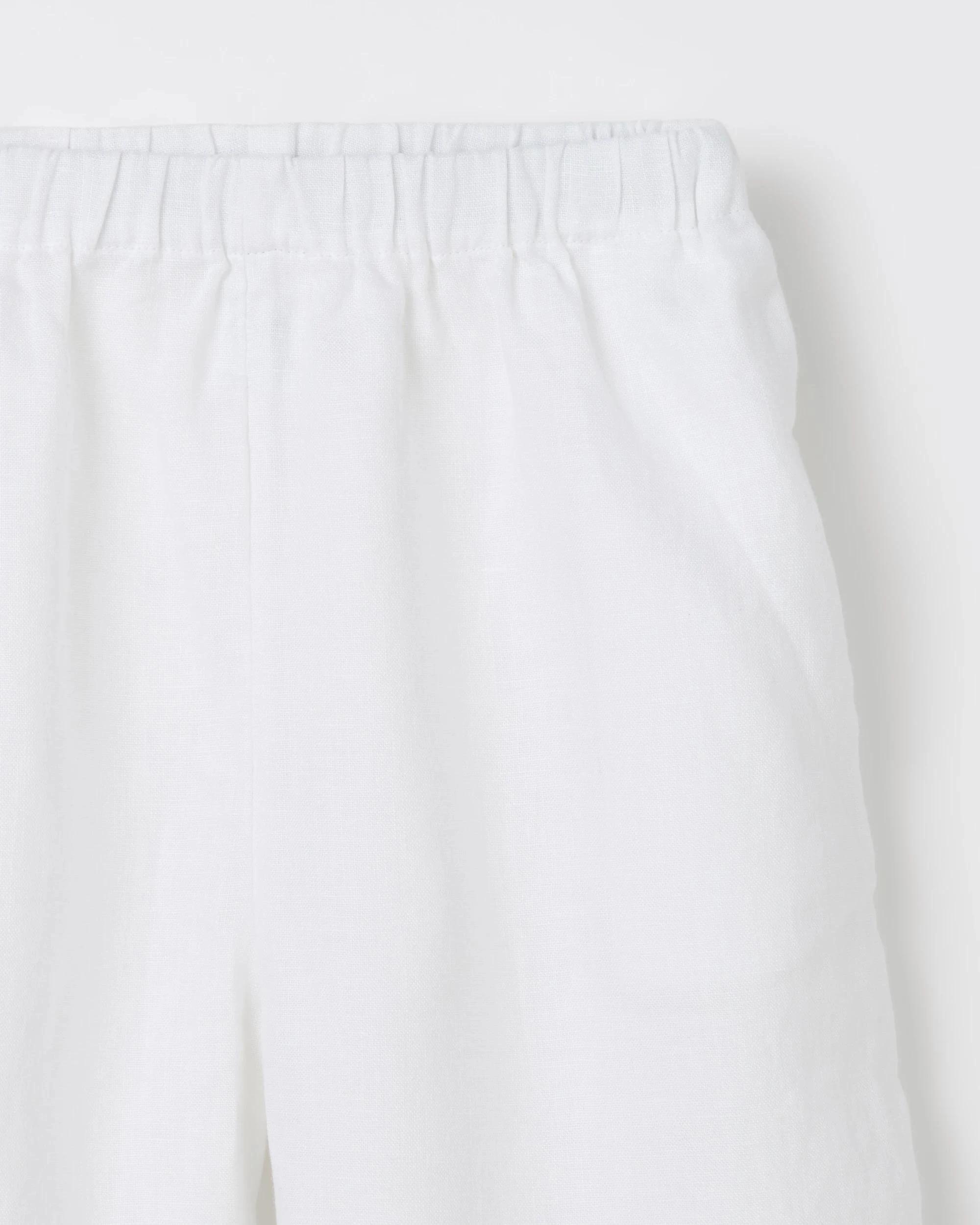 6 Target European Linen Fashion Pants WHITE, 6 of 6