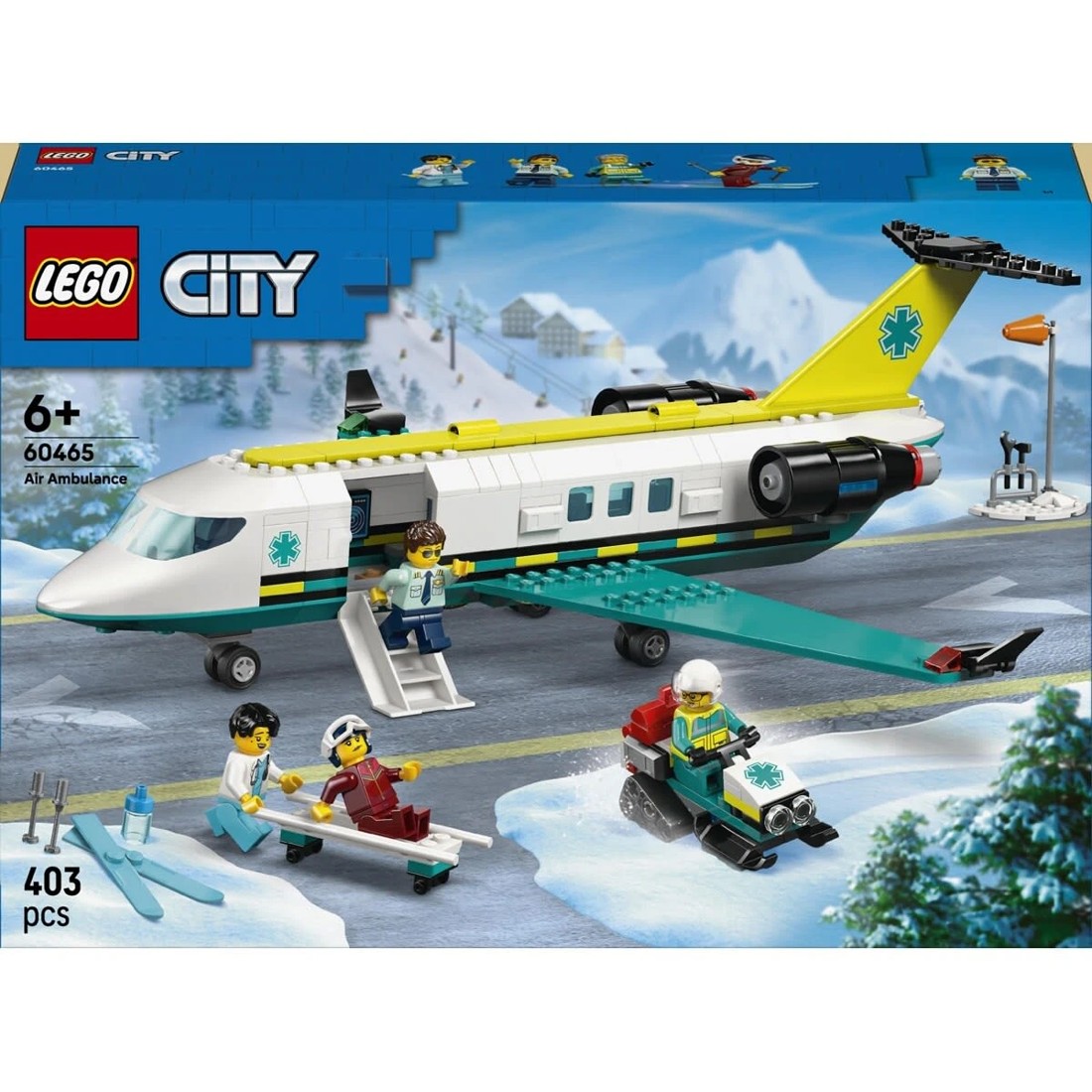 1 LEGO City Emergency Air Ambulance Plane 60465, 1 of 10