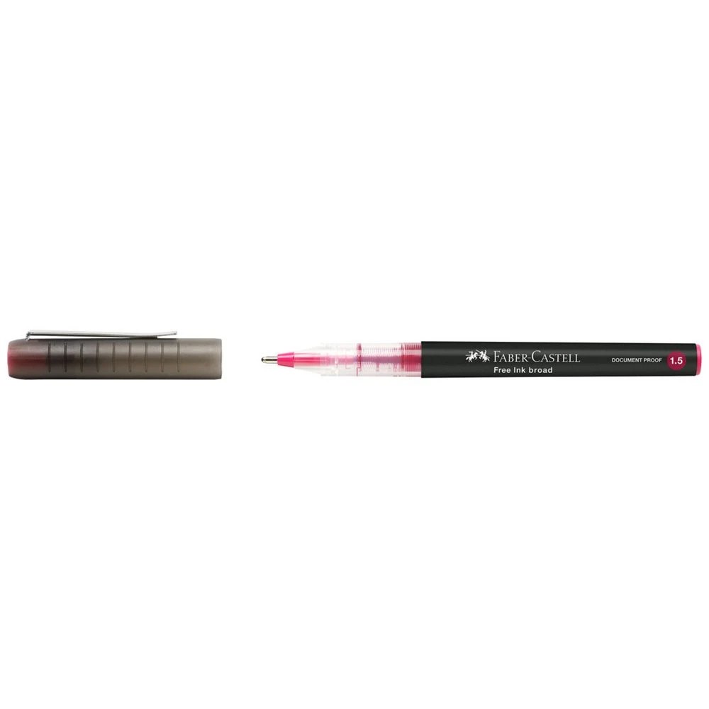 3 Faber Castell Free Ink Rollerball Pen 1.5 mm Wine Red, 3 of 4