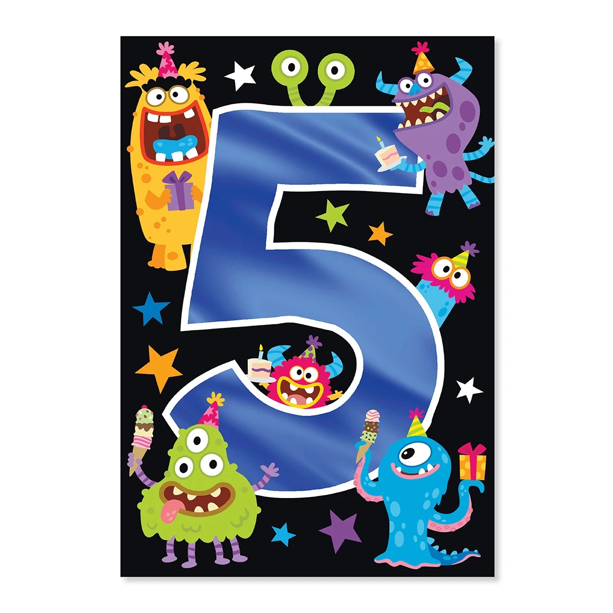 3 Connections from Hallmark 5th Birthday Card - Lil Monsters, 3 of 3