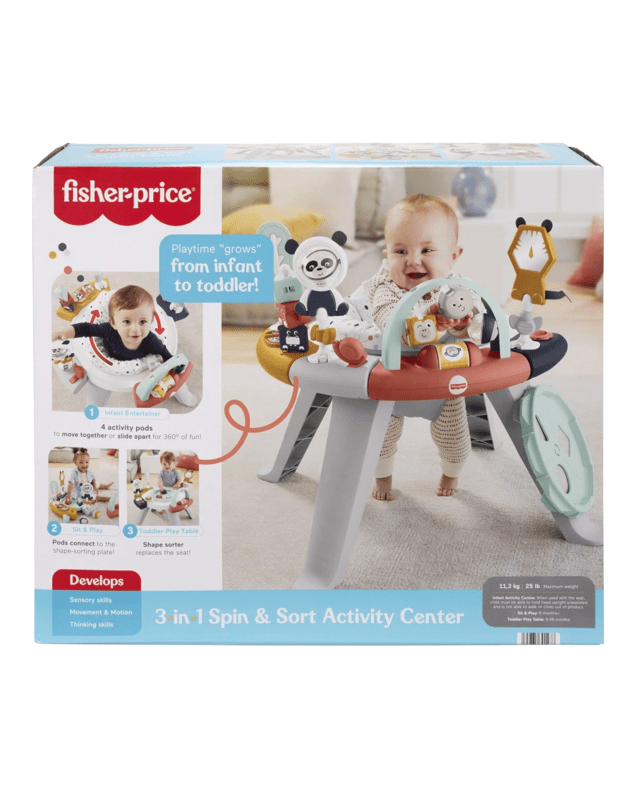 Fisher-Price 3-in-1 Spin and Sort Activity Ce