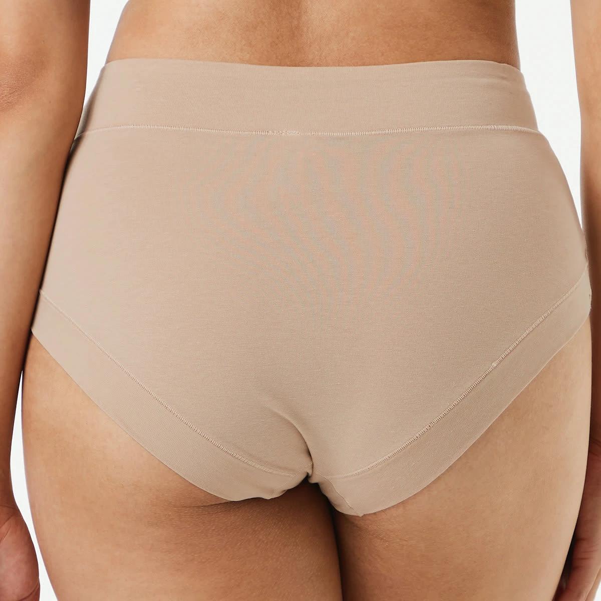7 3 Pack Cotton Stretch Comfort Full Briefs Be/be/wh, 7 of 9