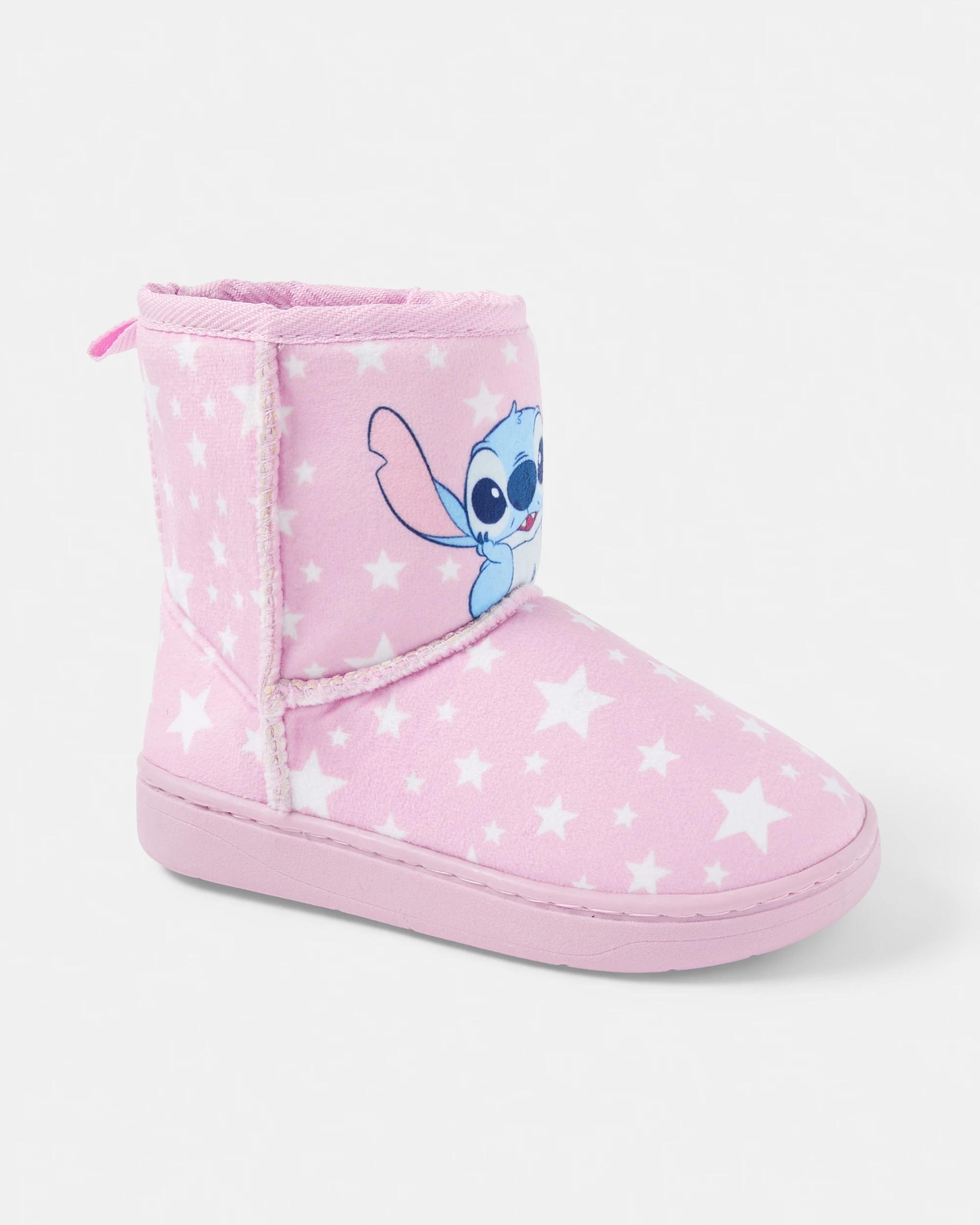1 Junior Disney Lilo & Stitch License Slipper Boots Pk Stitch, 1 of 6