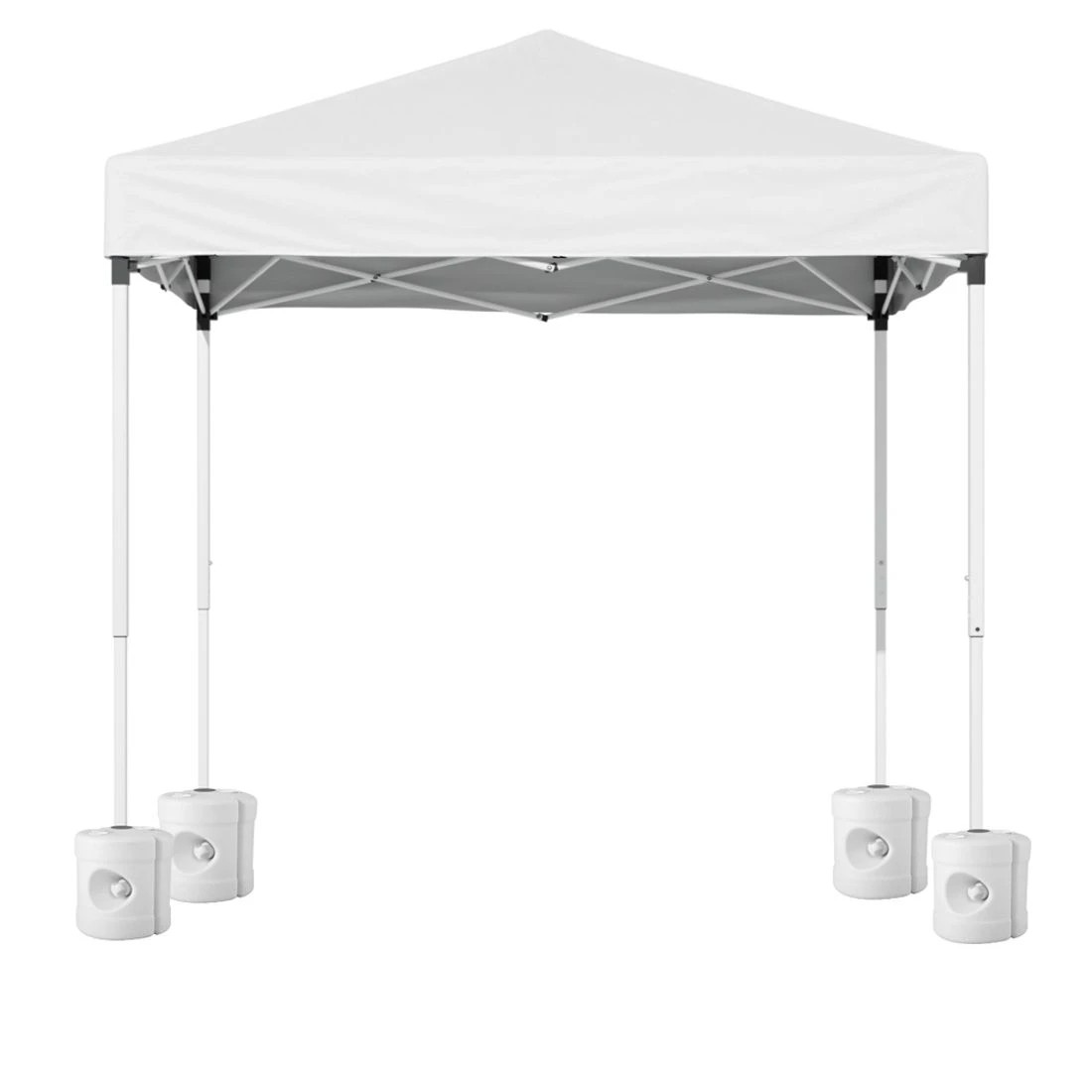 3 Instahut Gazebo 2x2m Outdoor Patio Garden Marquee Shade w/ Base Pods - White, 3 of 7