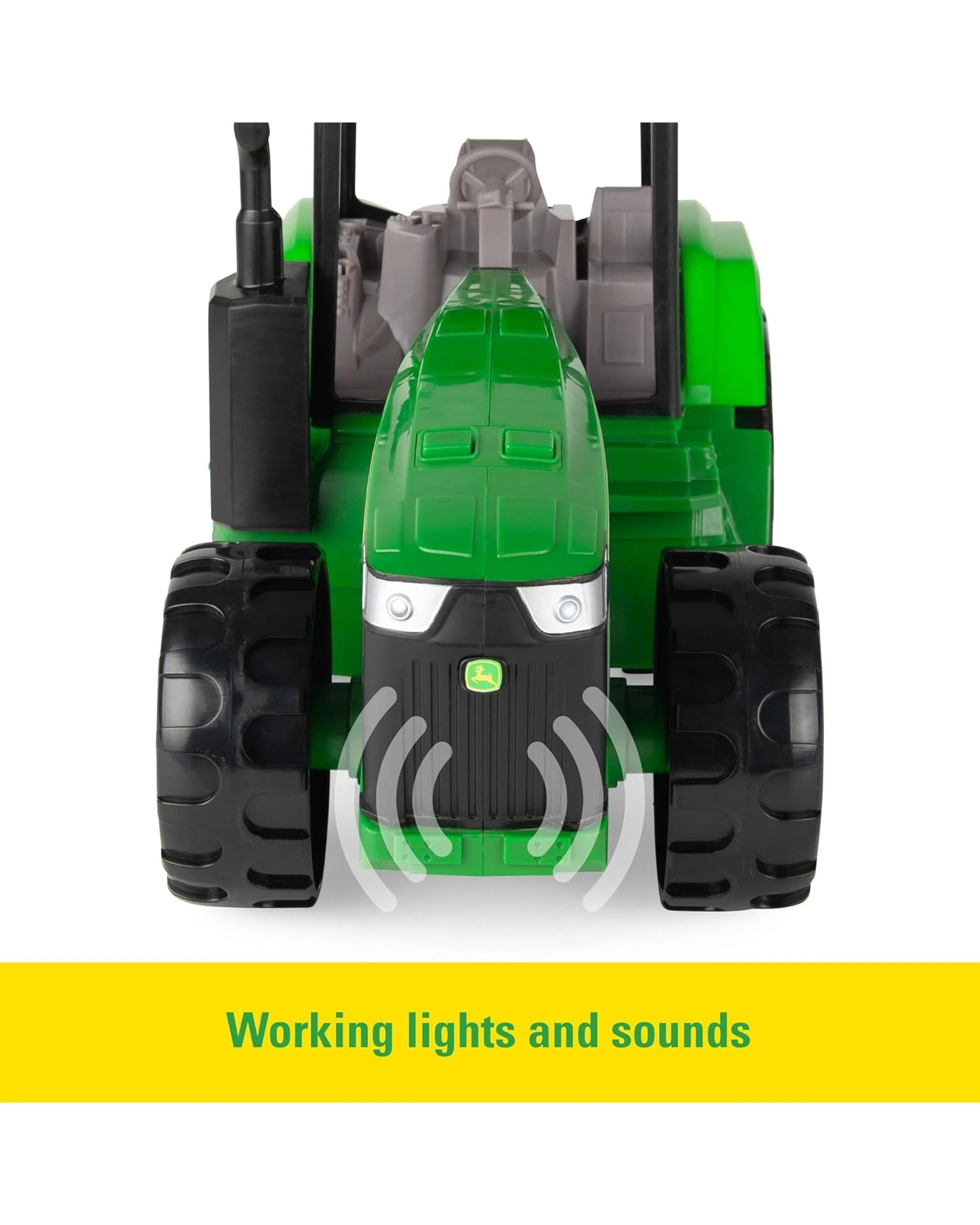 2 John Deere Lights and Sounds Tractor 30cm Toy Vehicle, 2 of 8