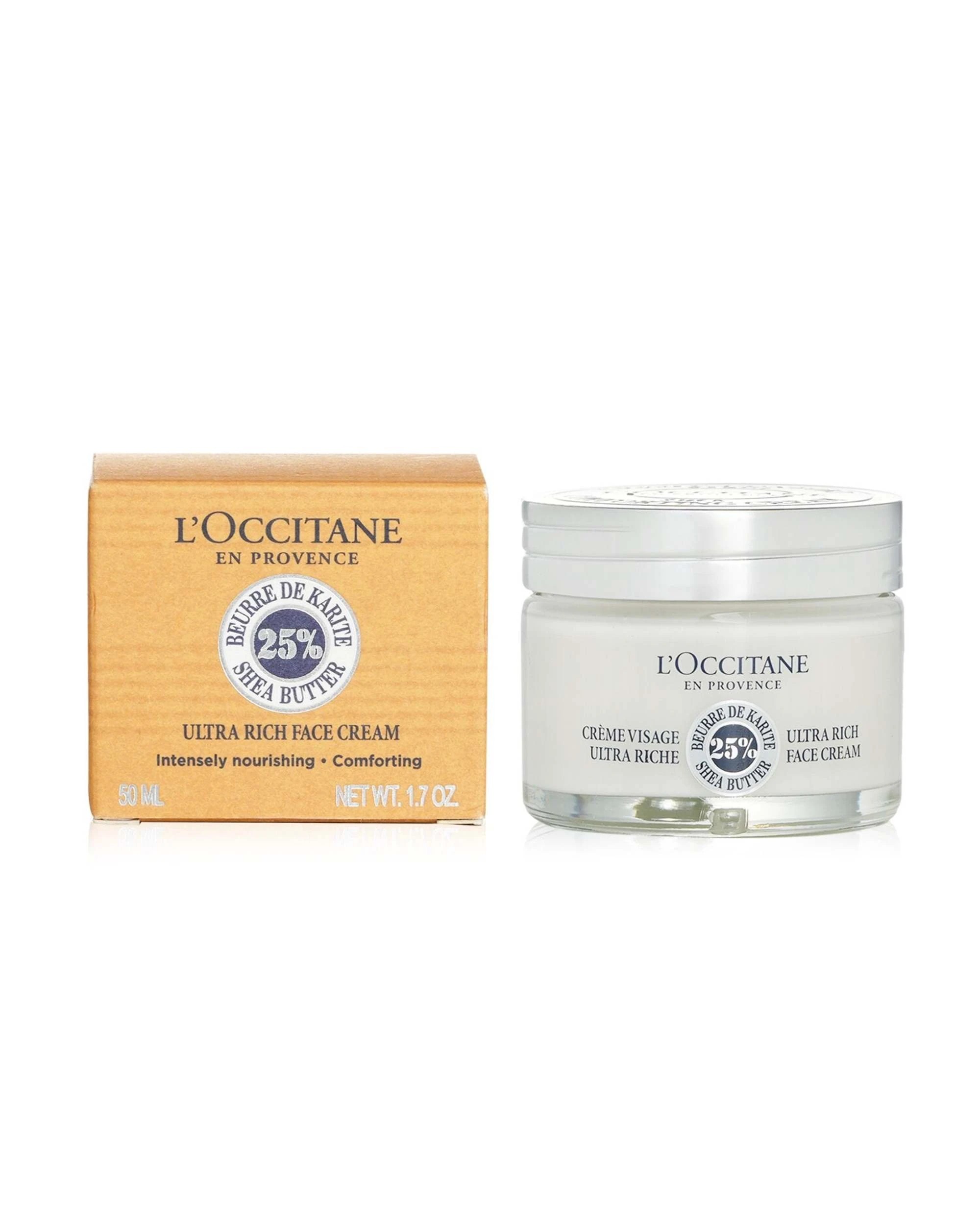 2 L'Occitane Shea Butter 25% Ultra Rich Face Cream 50ml/1.7oz, 2 of 4