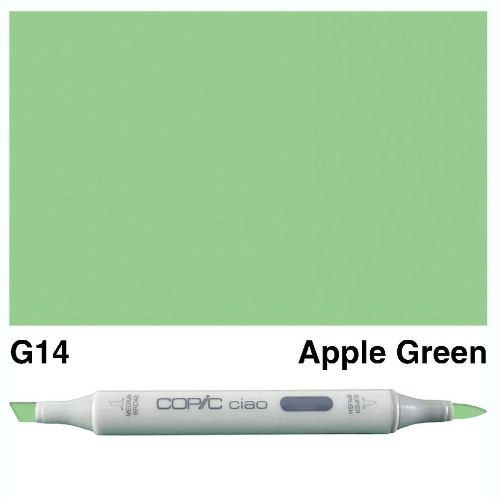 3 Copic Ciao Dual Nib Marker G14 Apple Green, 3 of 3