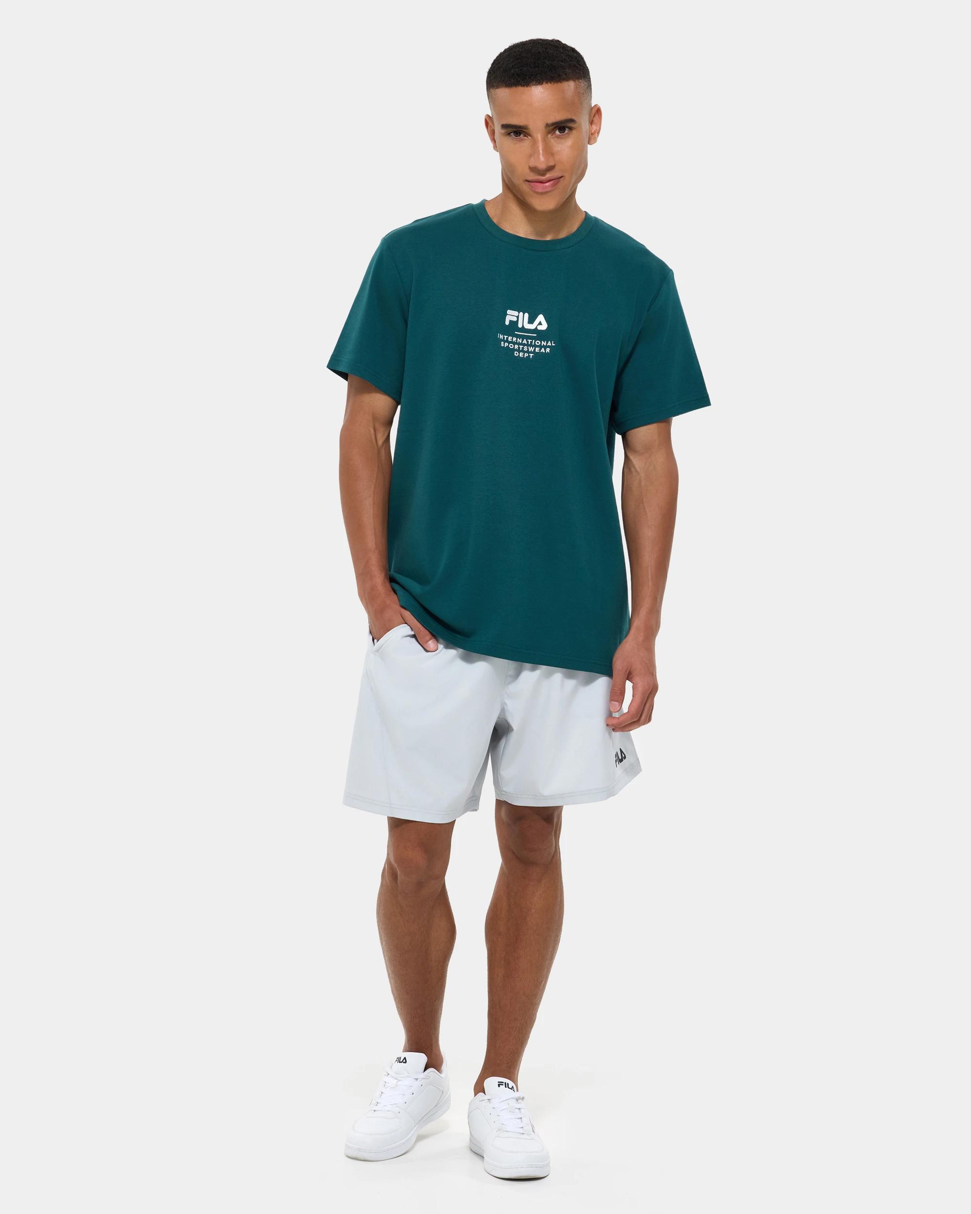 2 Fila Heavyweight T-Shirt PINE GREEN, 2 of 6