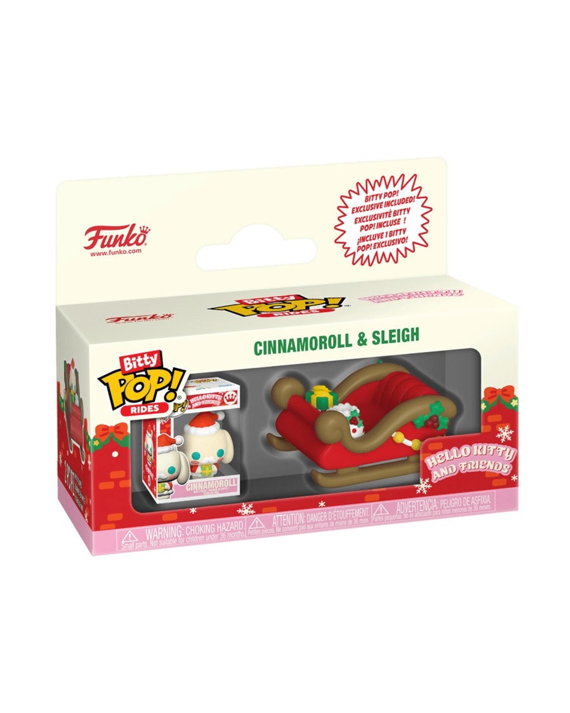 2 Sanrio Hello Kitty and Friends Cinnamoroll and Sleigh Bitty POP! Ride Funko POP! Vinyl, 2 of 6
