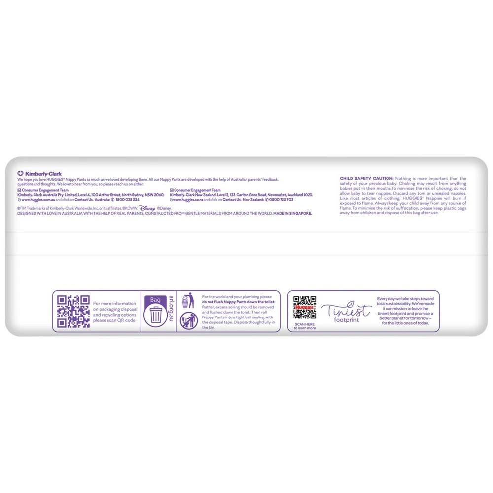 3 Huggies Nappy Pants Toddler Girl 29 Pack, 3 of 3