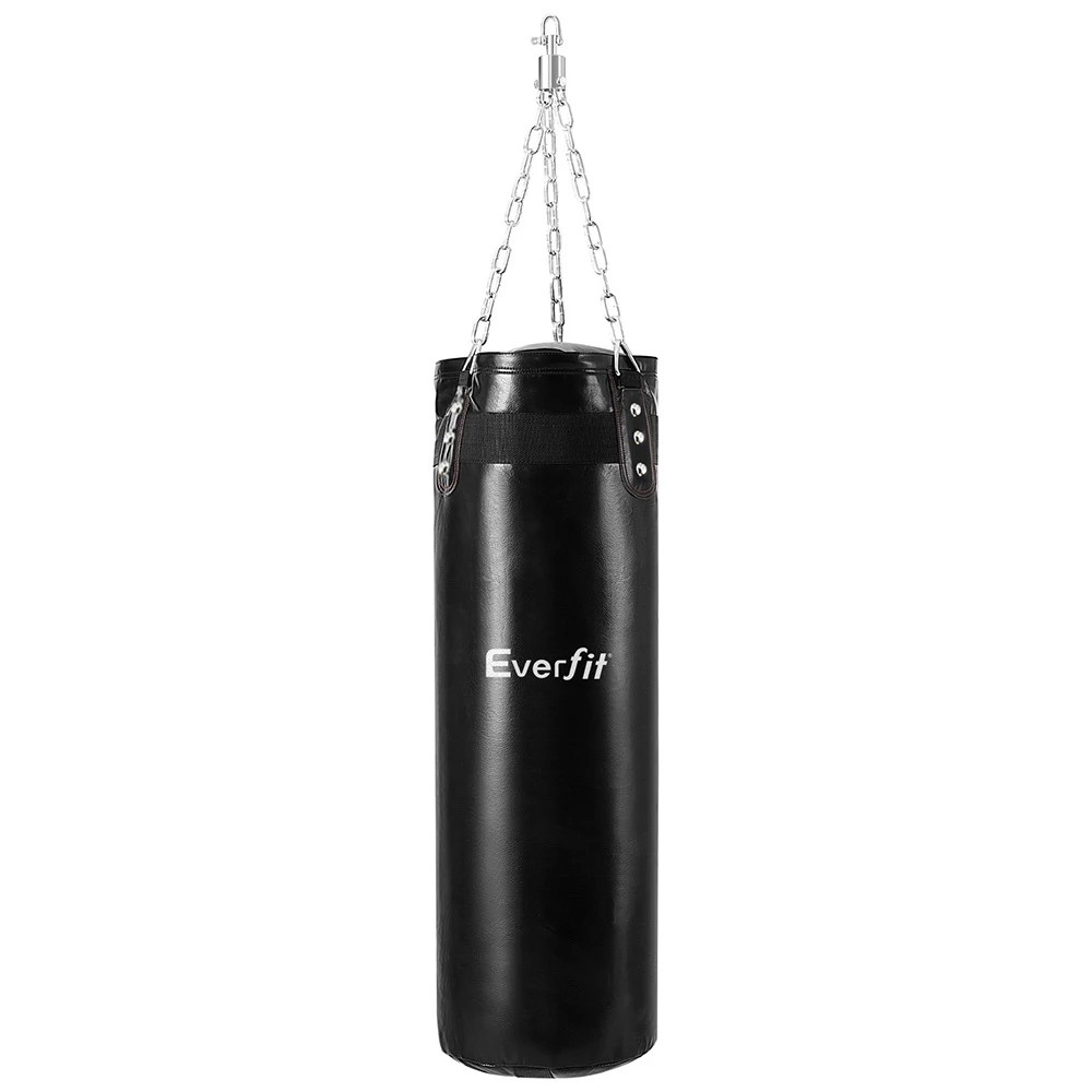 1 Everfit Hanging Boxing Punching Bag Home Gym Training - Black, 1 of 4