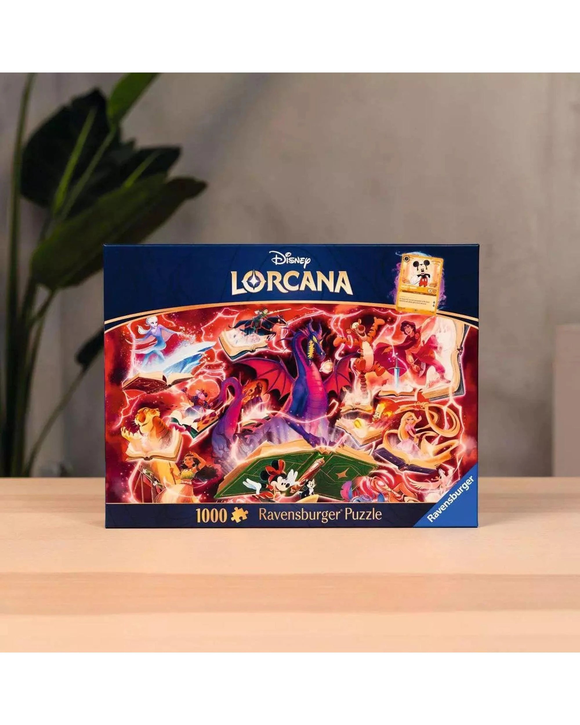 3 Ravensburger Disney Lorcana Glimmers of the Realm: Ruby 1000 Piece Jigsaw Puzzle - Red, 3 of 5
