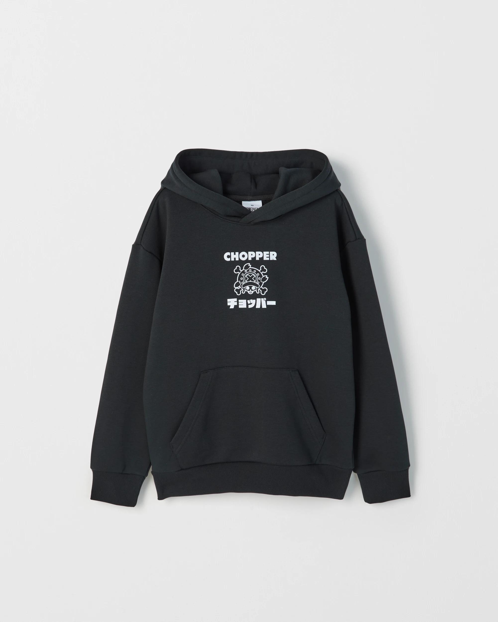 5 One Piece Popover Hooded Jumper BLACK, 5 of 6