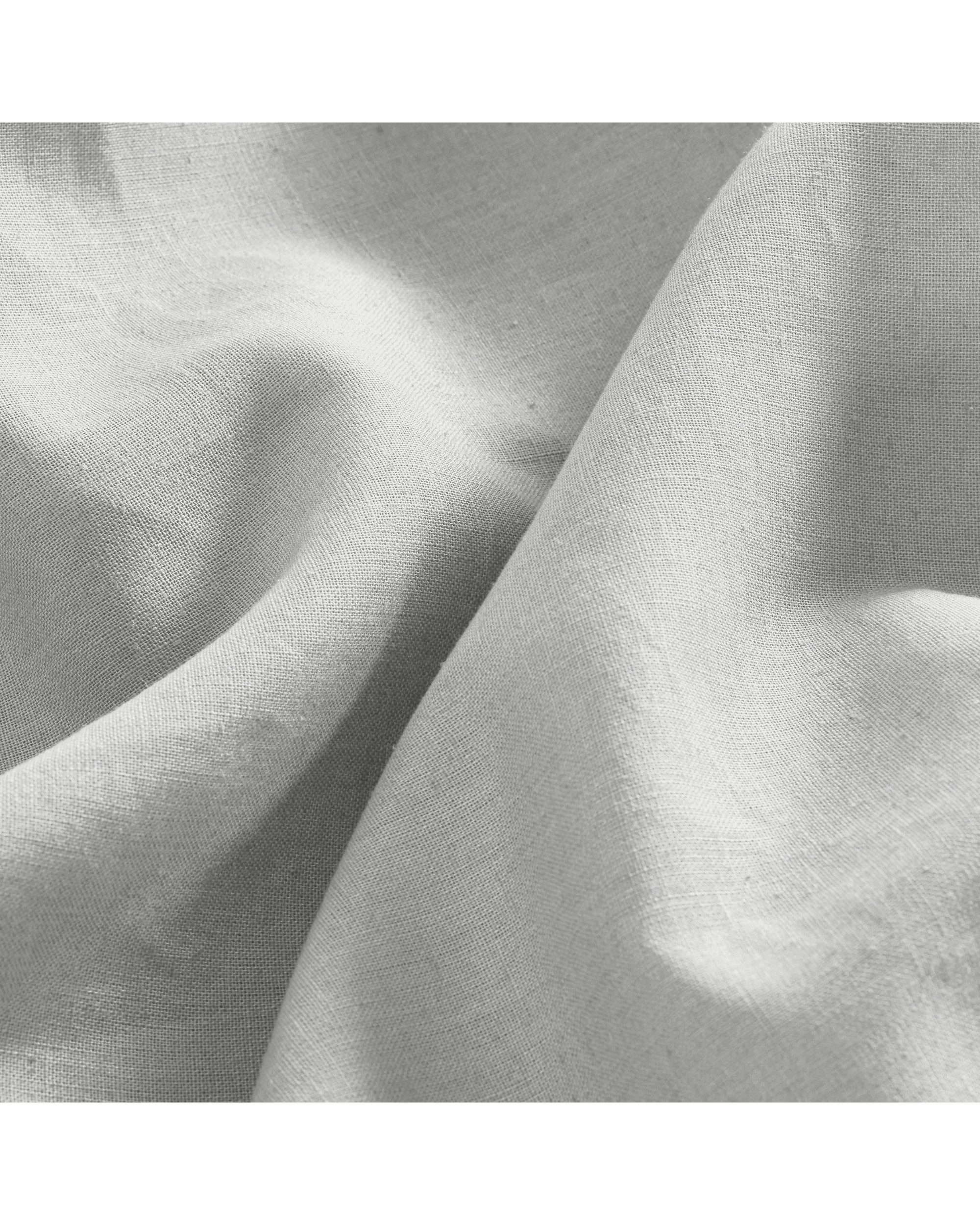 3 Dreamaker Linen Cotton Quilt Cover Set - Double Bed - Dove Grey, 3 of 7