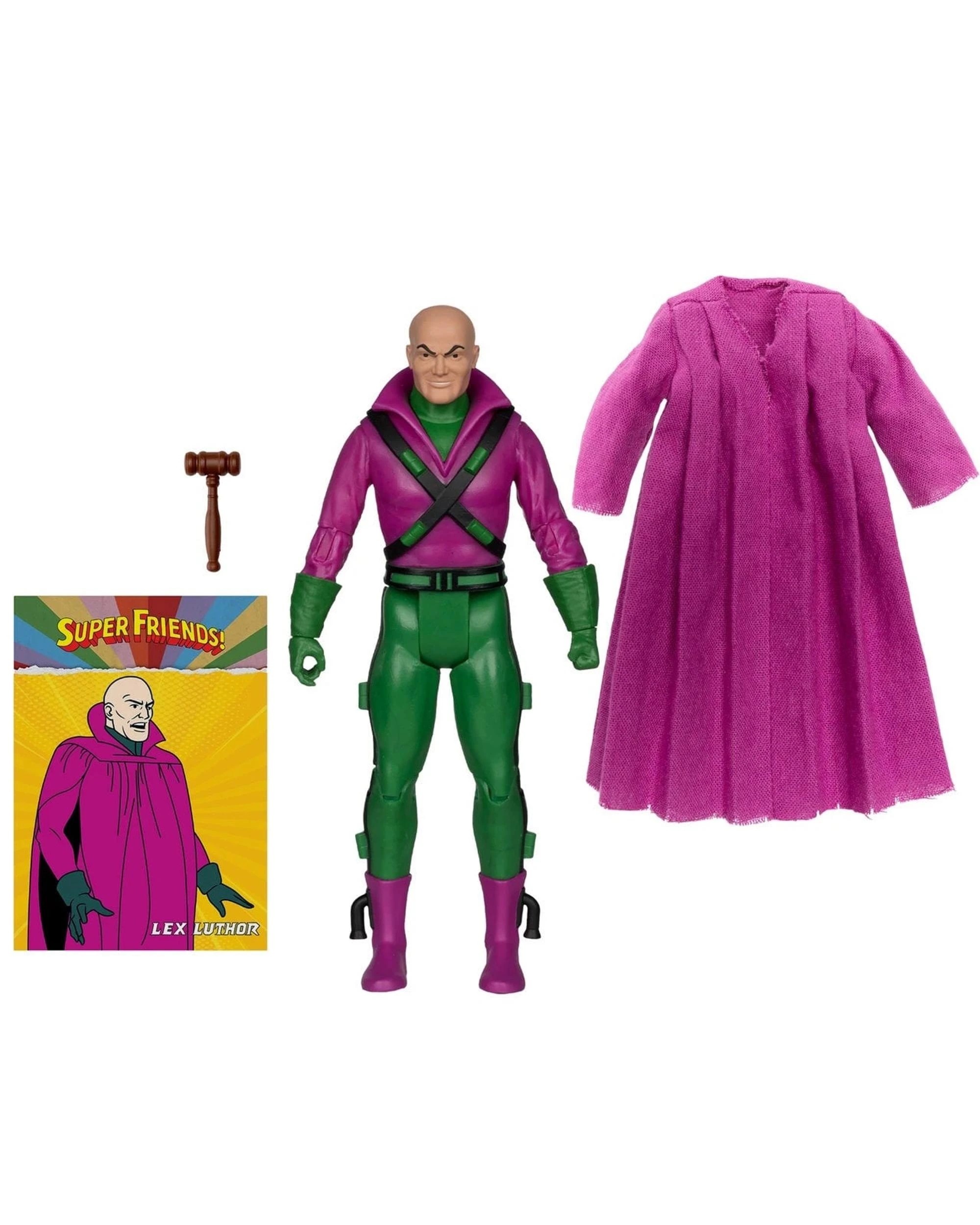 2 DC Comics Retro Super Friends Judge Luthor 6 inch Action Figure, 2 of 7
