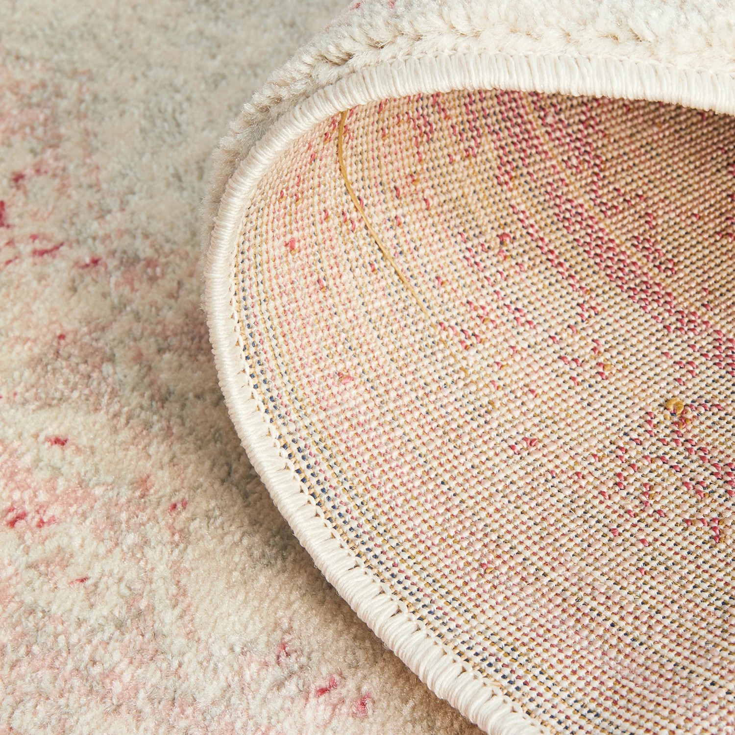 9 Common Ground Rugs Mason 702 400x80cm Runner - Large Pet Friendly Rug - Rose - Pink, 9 of 9