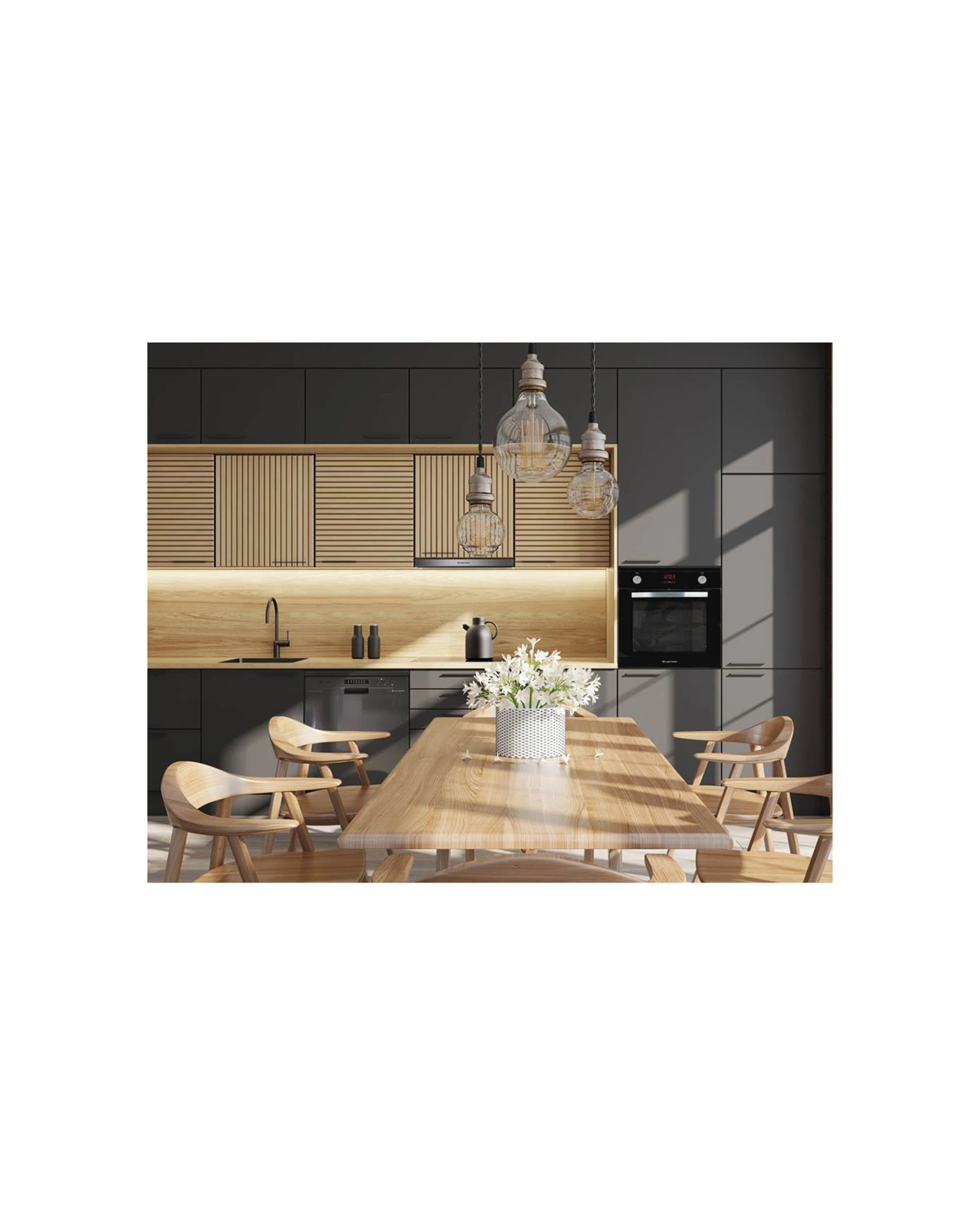 2 Kleenmaid Slide Out Reversible Vent Rangehood 60cm with Twin Motors Exhuast - Silver, 2 of 4