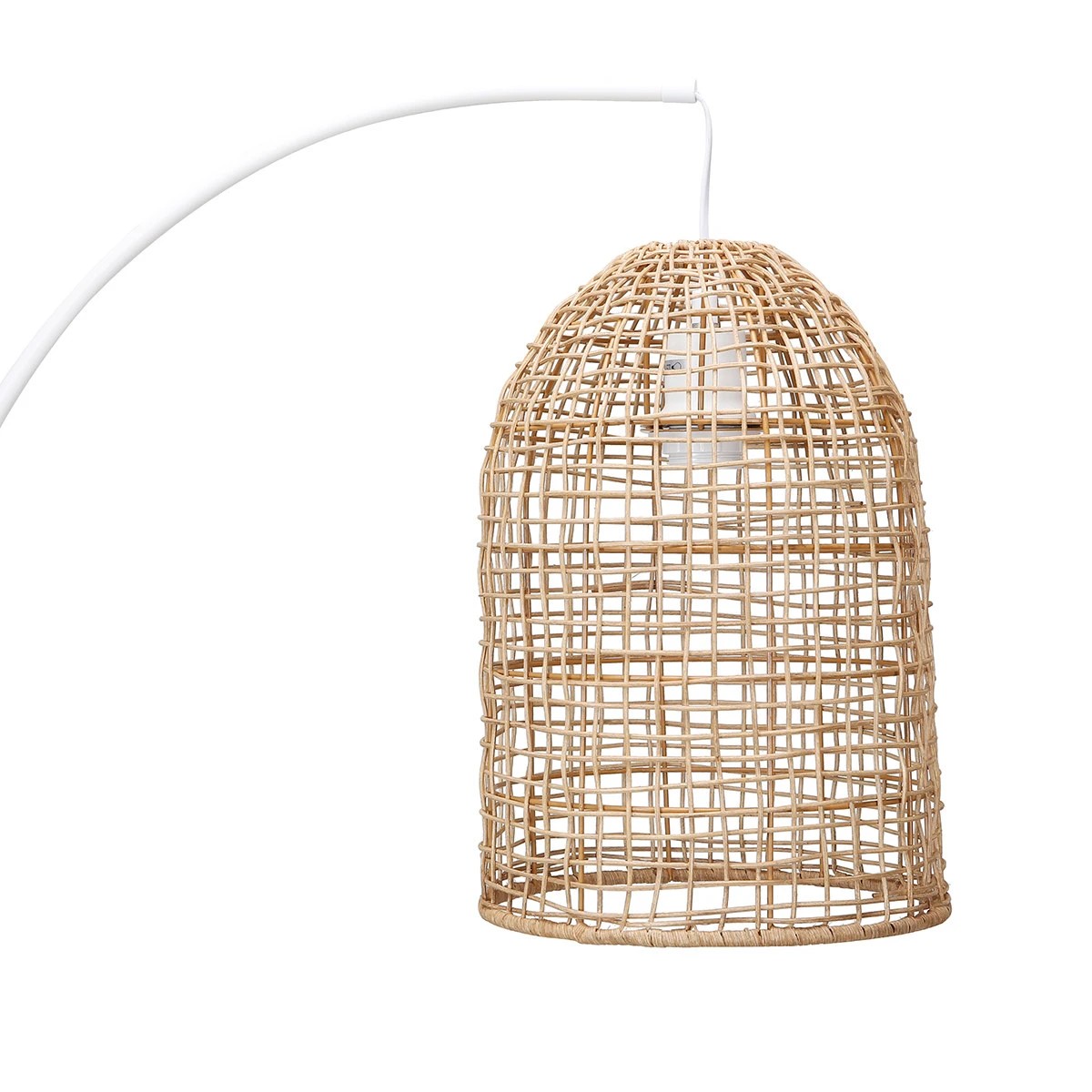 4 Rattan Shade Floor Lamp, 4 of 10