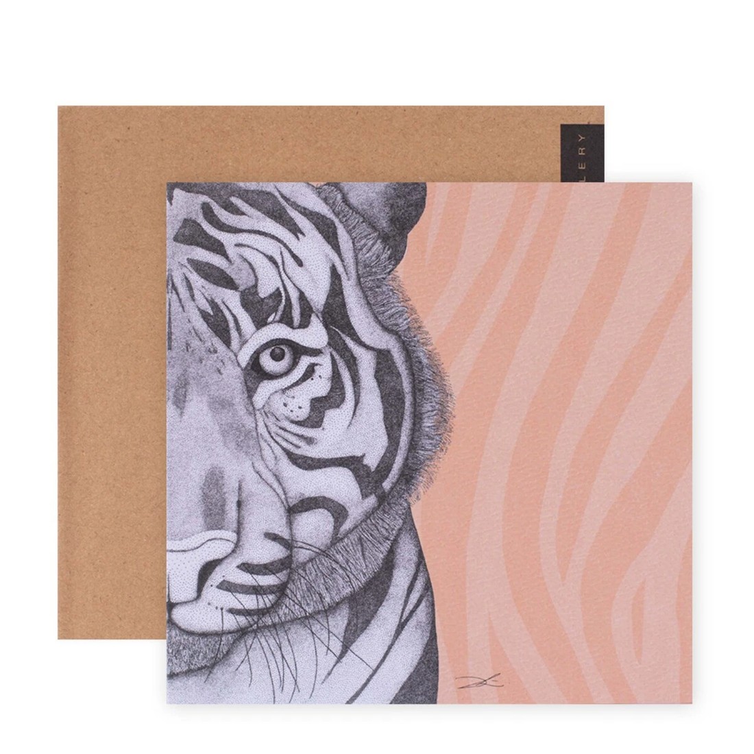 1 Hallmark x Dots by Donna Gallery Blank Greeting Card - Timothy The Tiger, 1 of 3