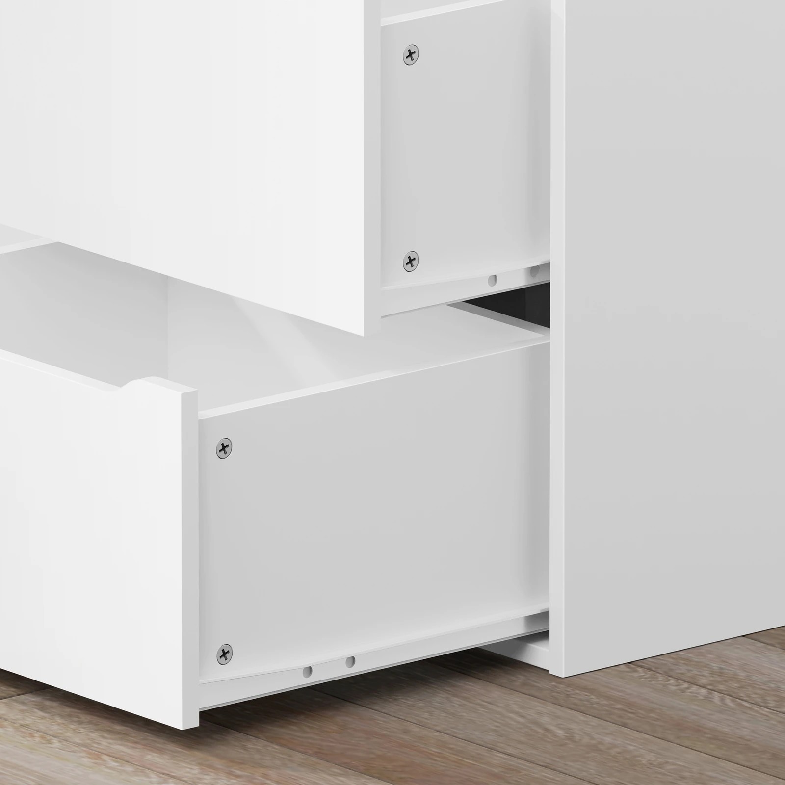 5 Alfordson Wardrobe 7 Drawers Clothes Storage Cabinet - White, 5 of 10